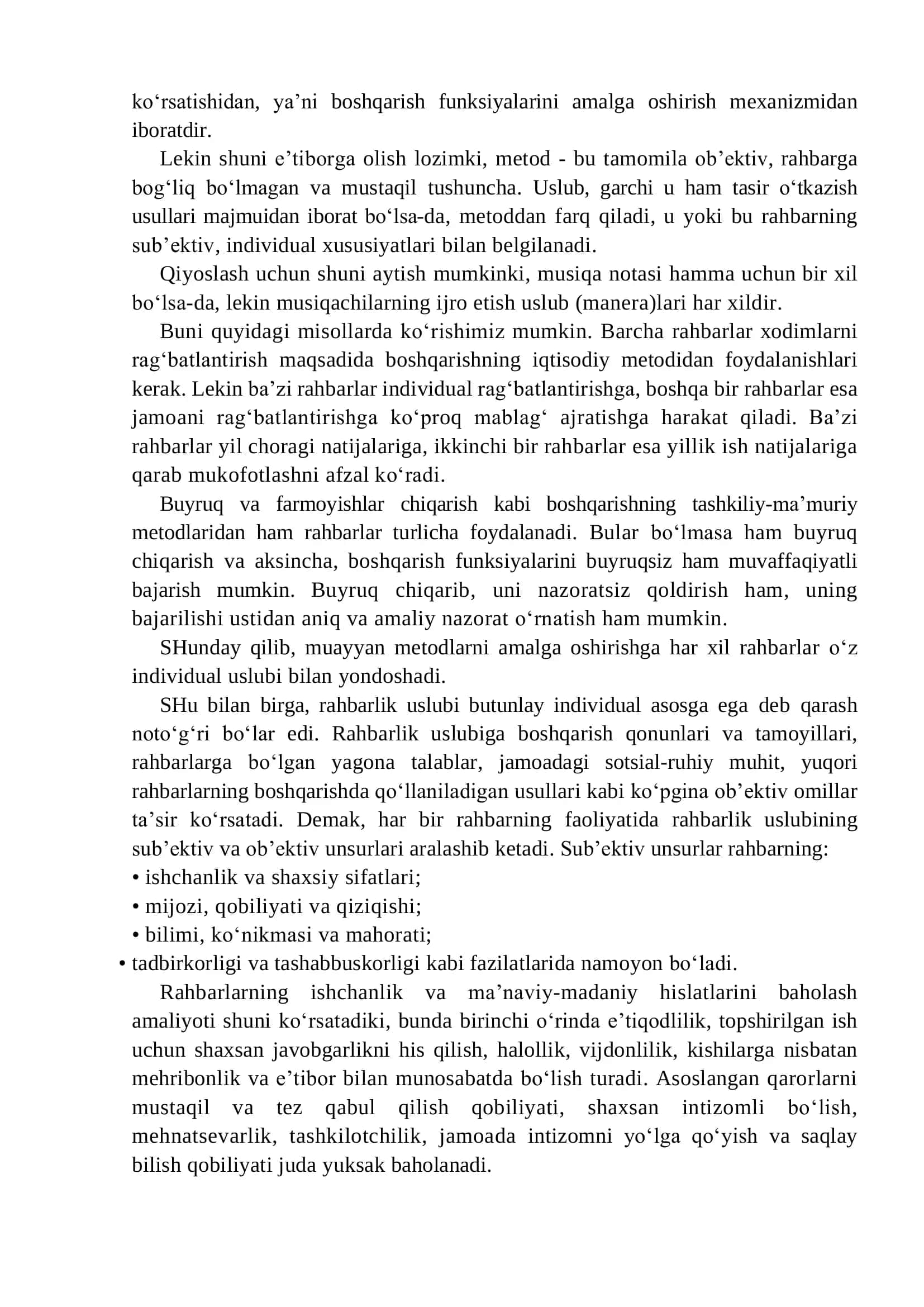 Menejer va Rahbarlik Uslubi 3