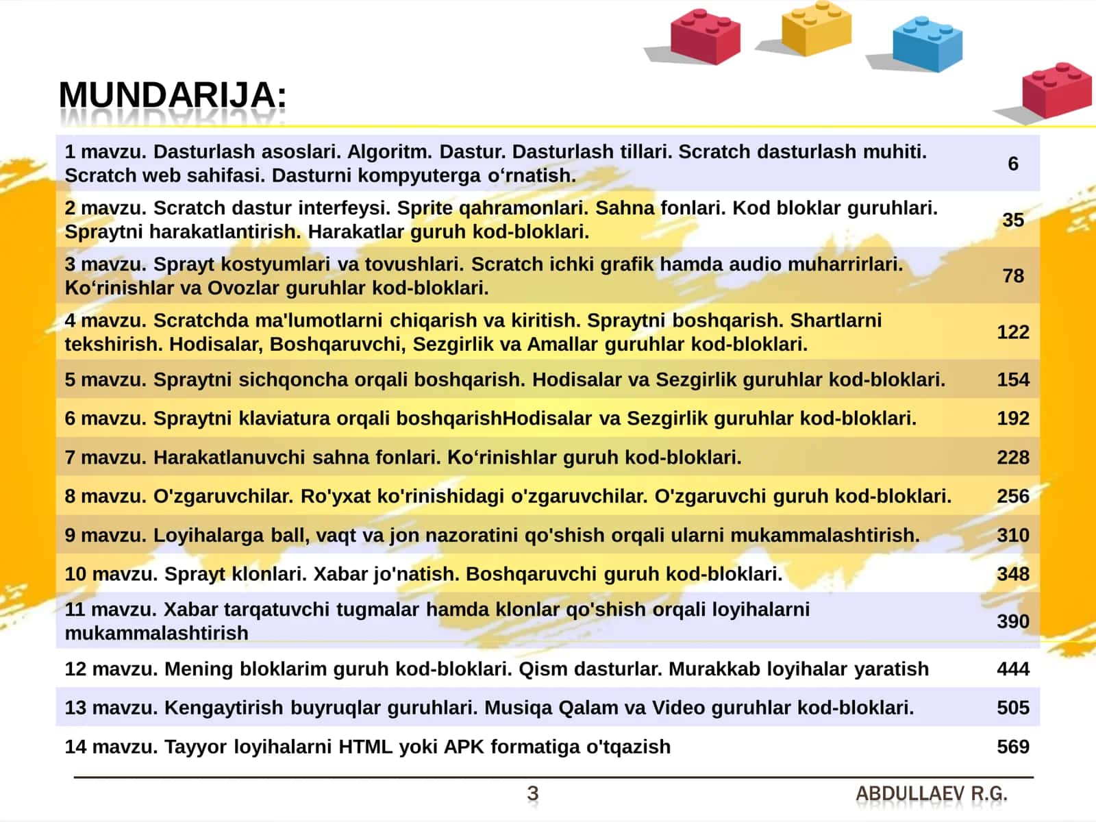 BOLALAR SOFT SCRATCH DASTURI 3