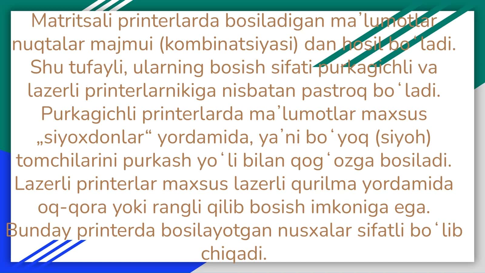 Zamonaviy printerlar 3