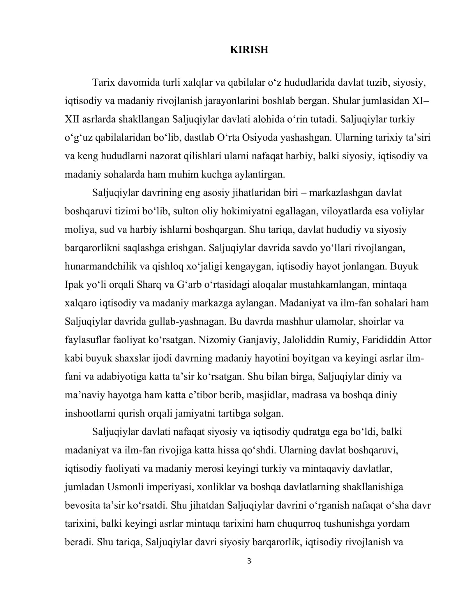 Saljuqiylar davlati boshqaruv tizimi 3