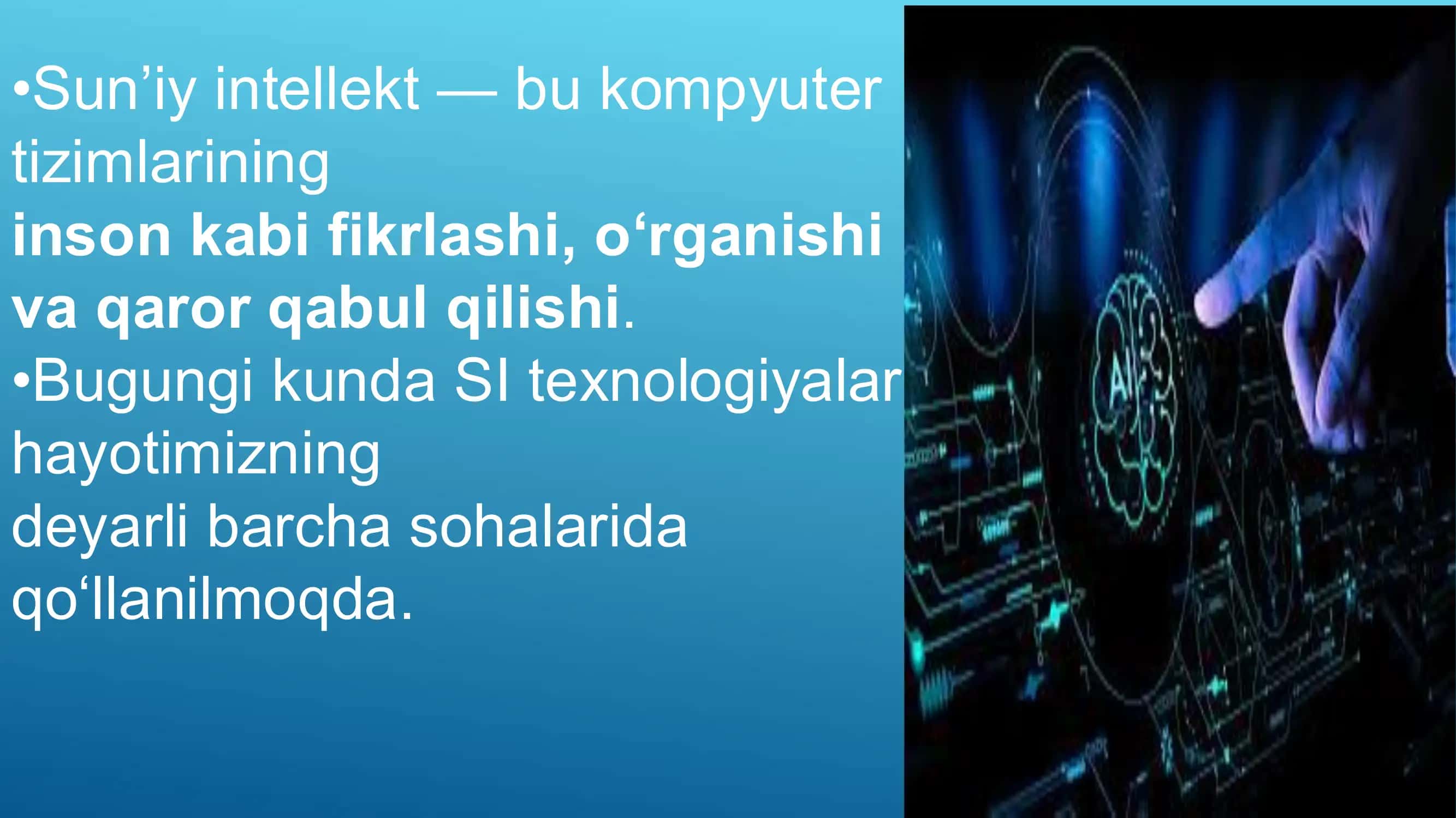 Sun’iy intellekt (SI / AI) kurslari 3