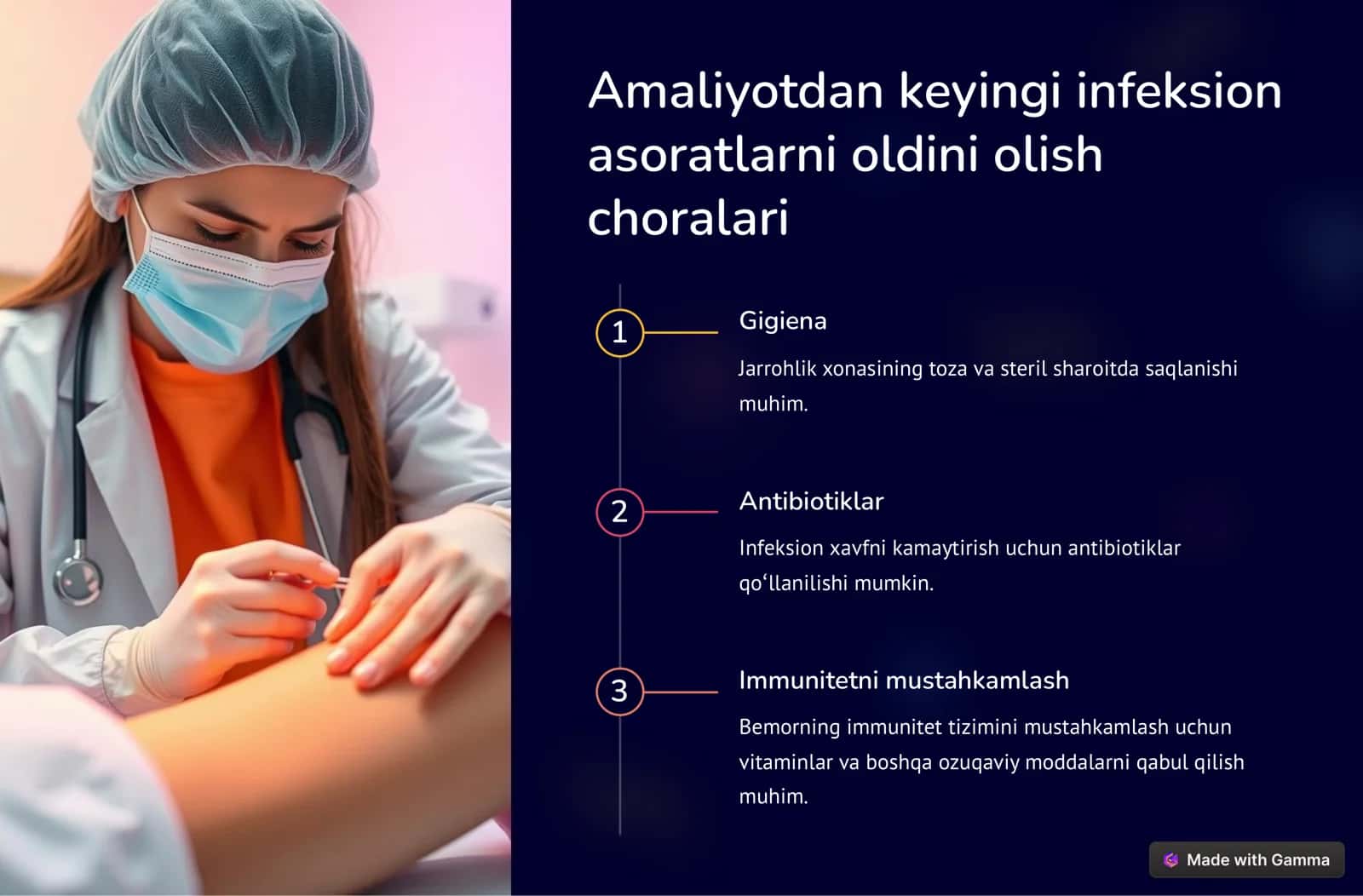 Amaliyotdan keyingi 3
