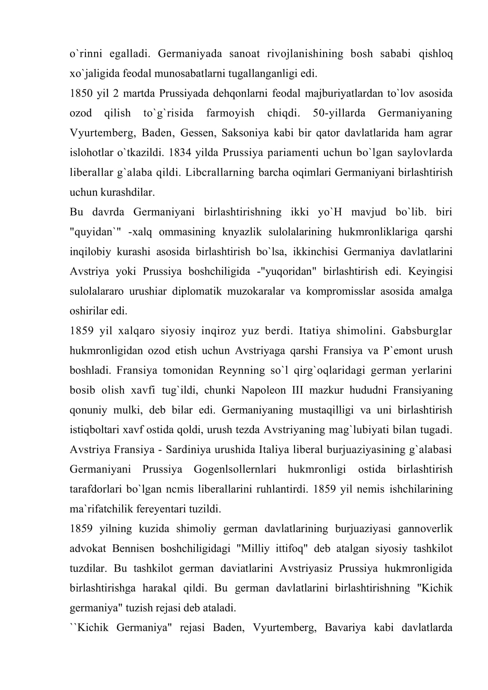 Germaniyaning Birlashtirilishi 3