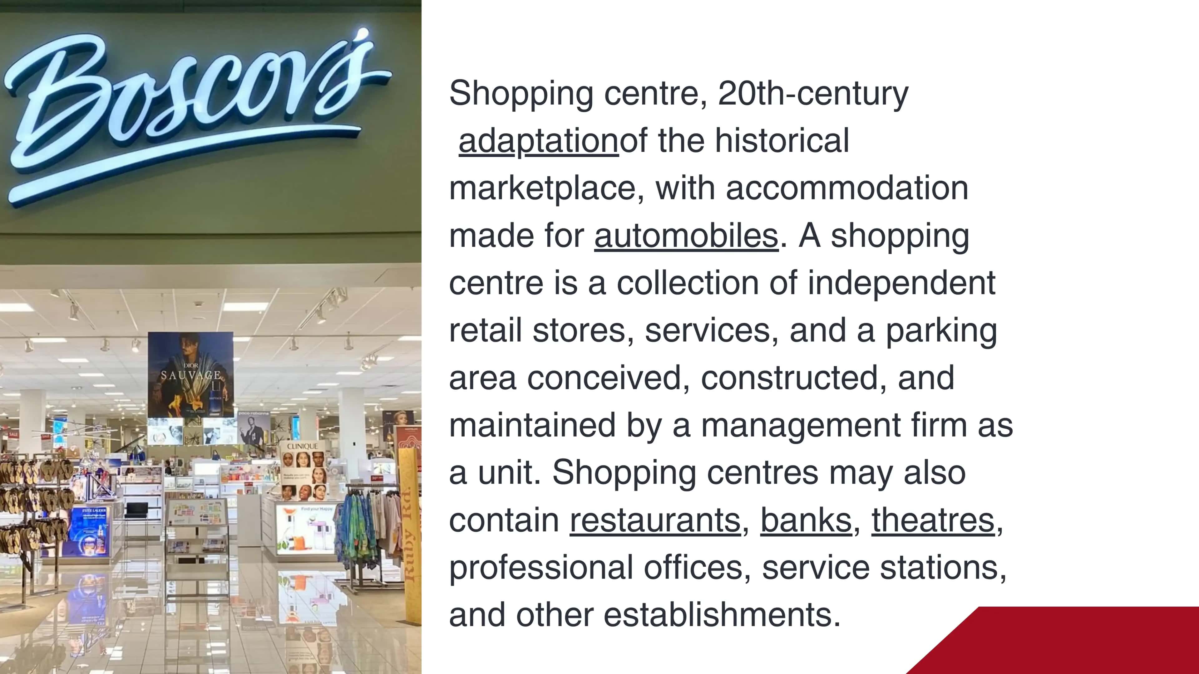 Shopping centre 3