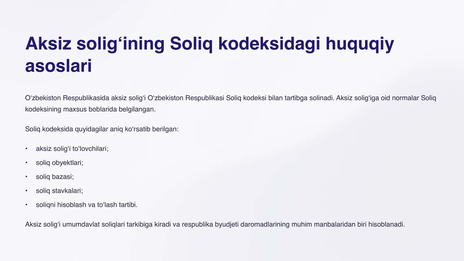 AKSIZ SOLIG‘I 3