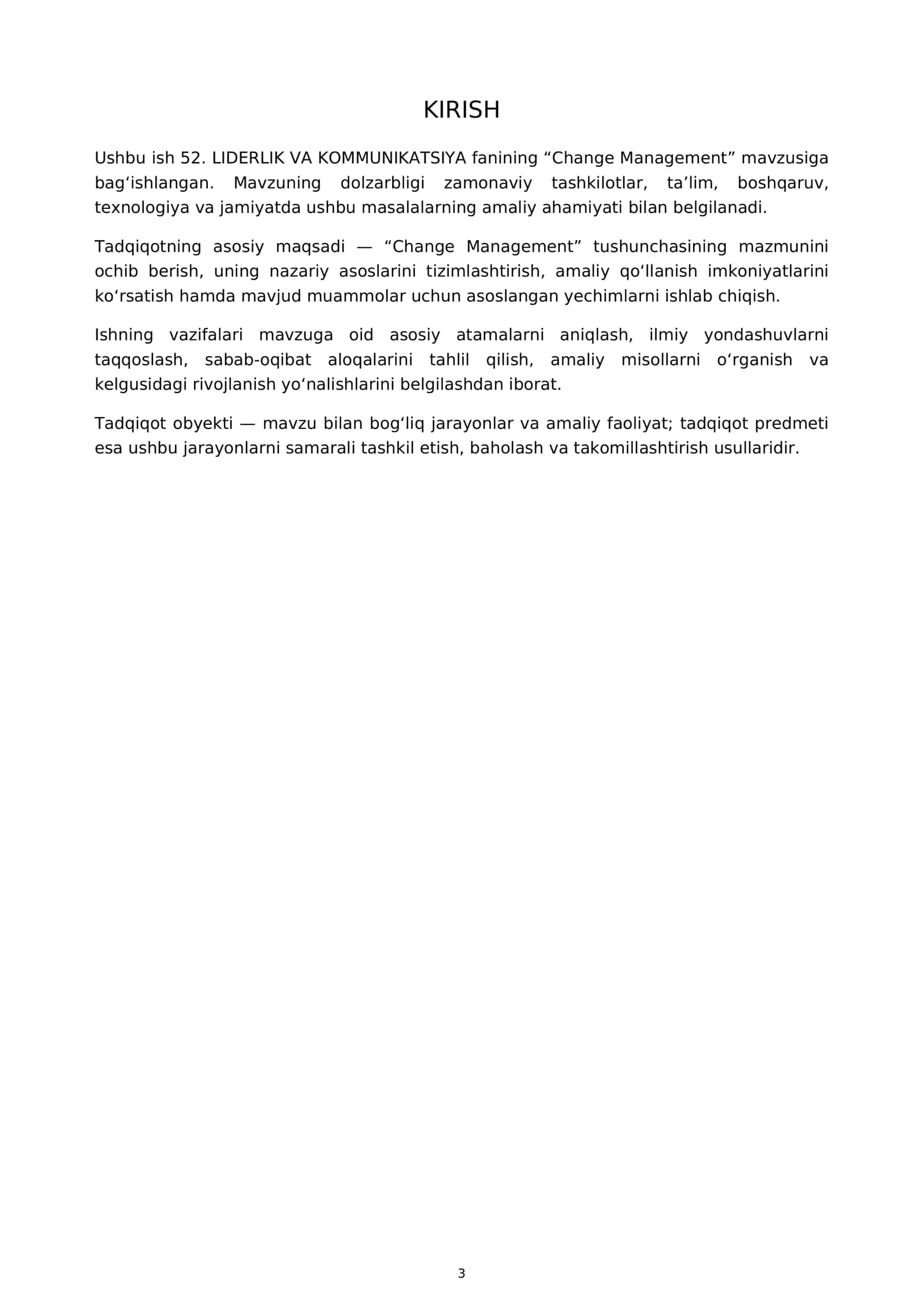 Change Management 3