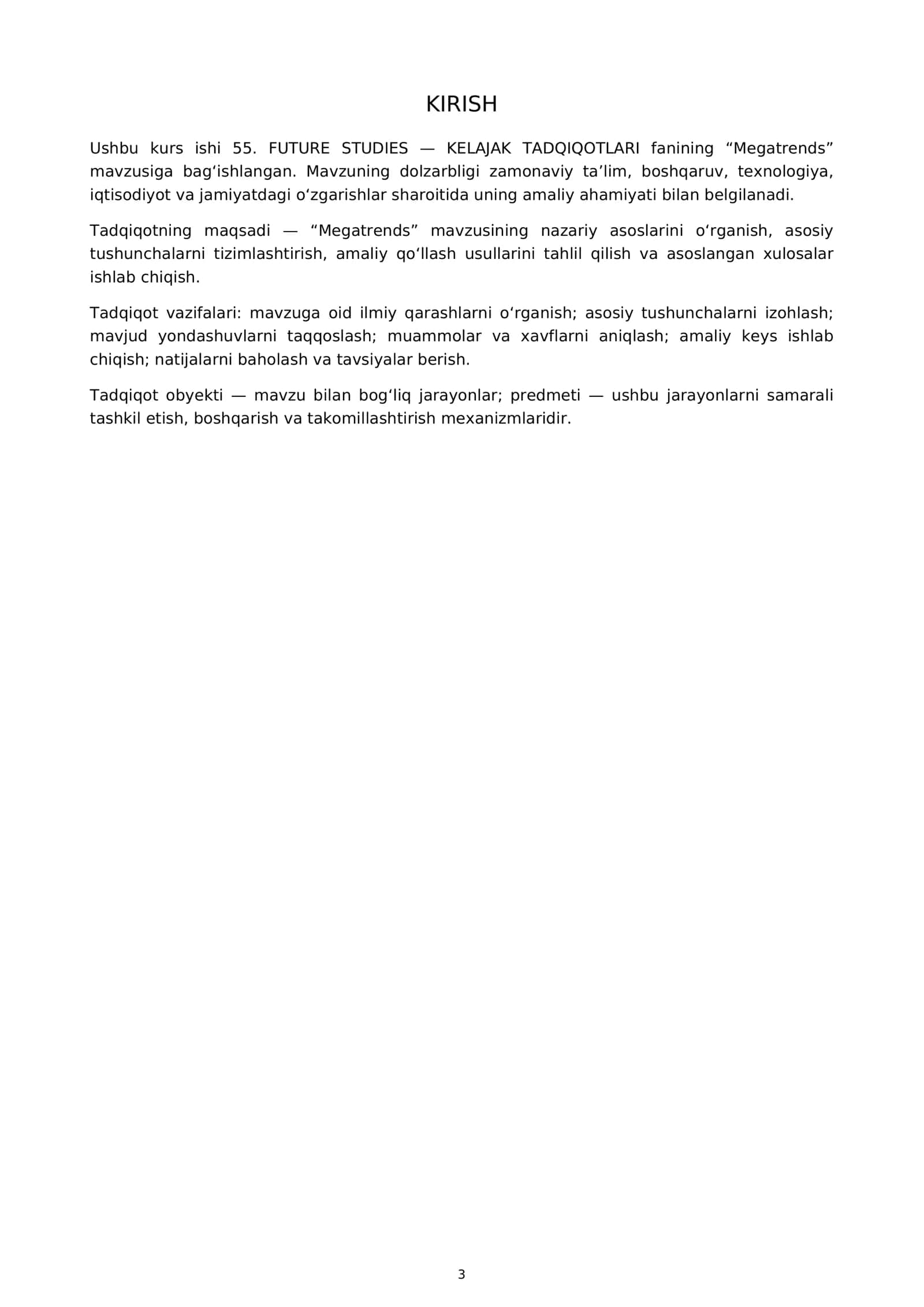 Megatrends 3