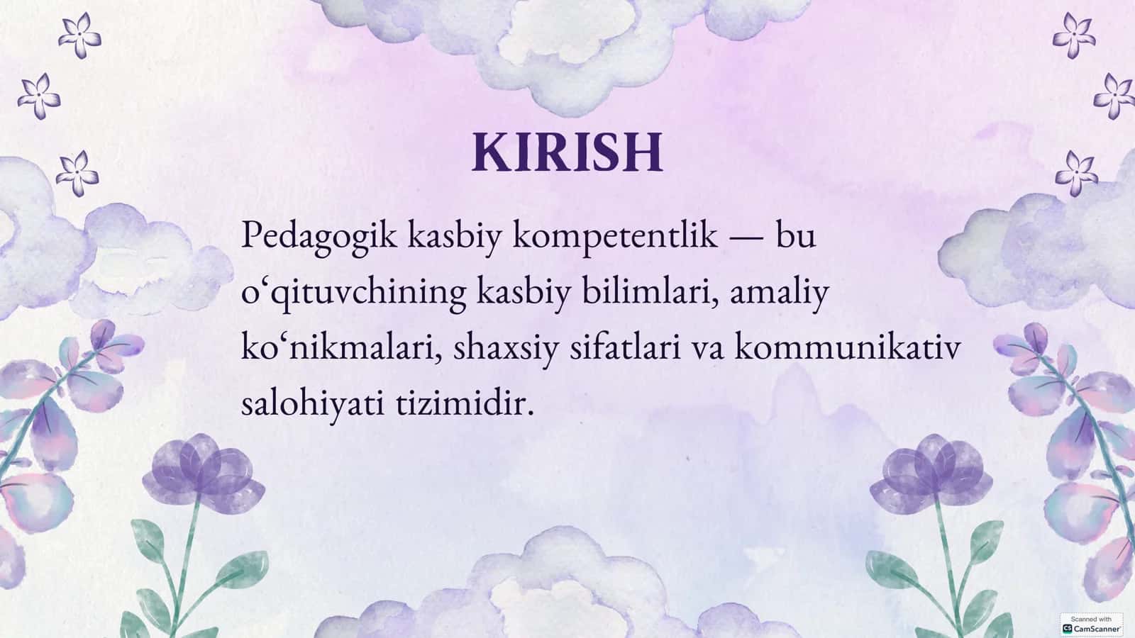 PEDAGOGIK KASBIY KOMPETENTLIGI 3