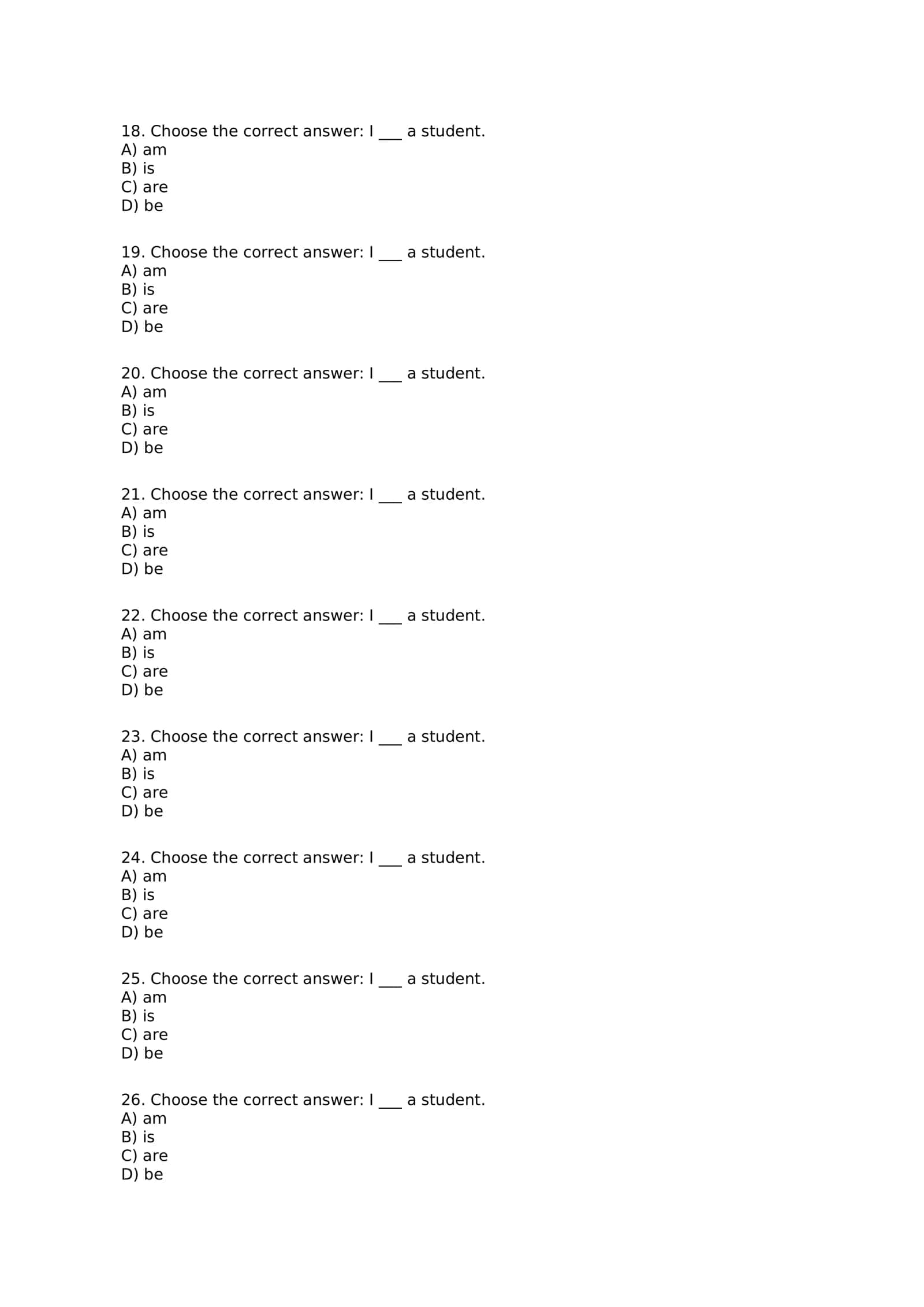 A1 beginner 100 talik test 3