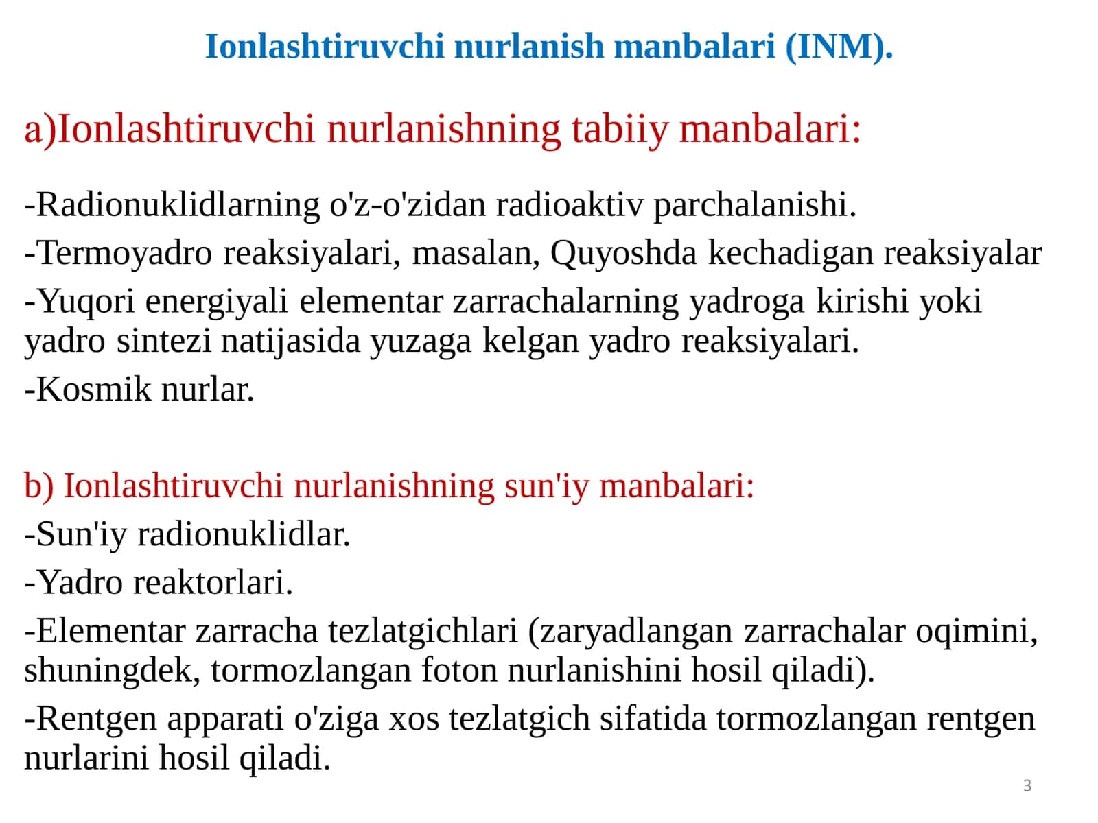 Ionlashtiruvchi nurlanish 3