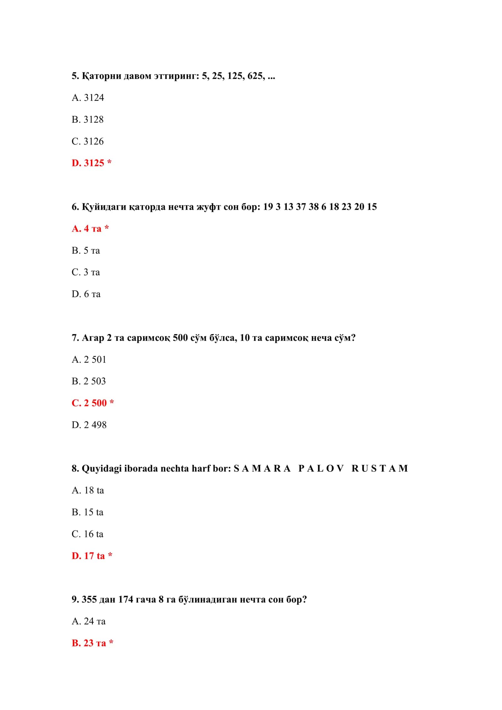BOJXONA QONUNCHILIGI TEST SAVOLLARI 3