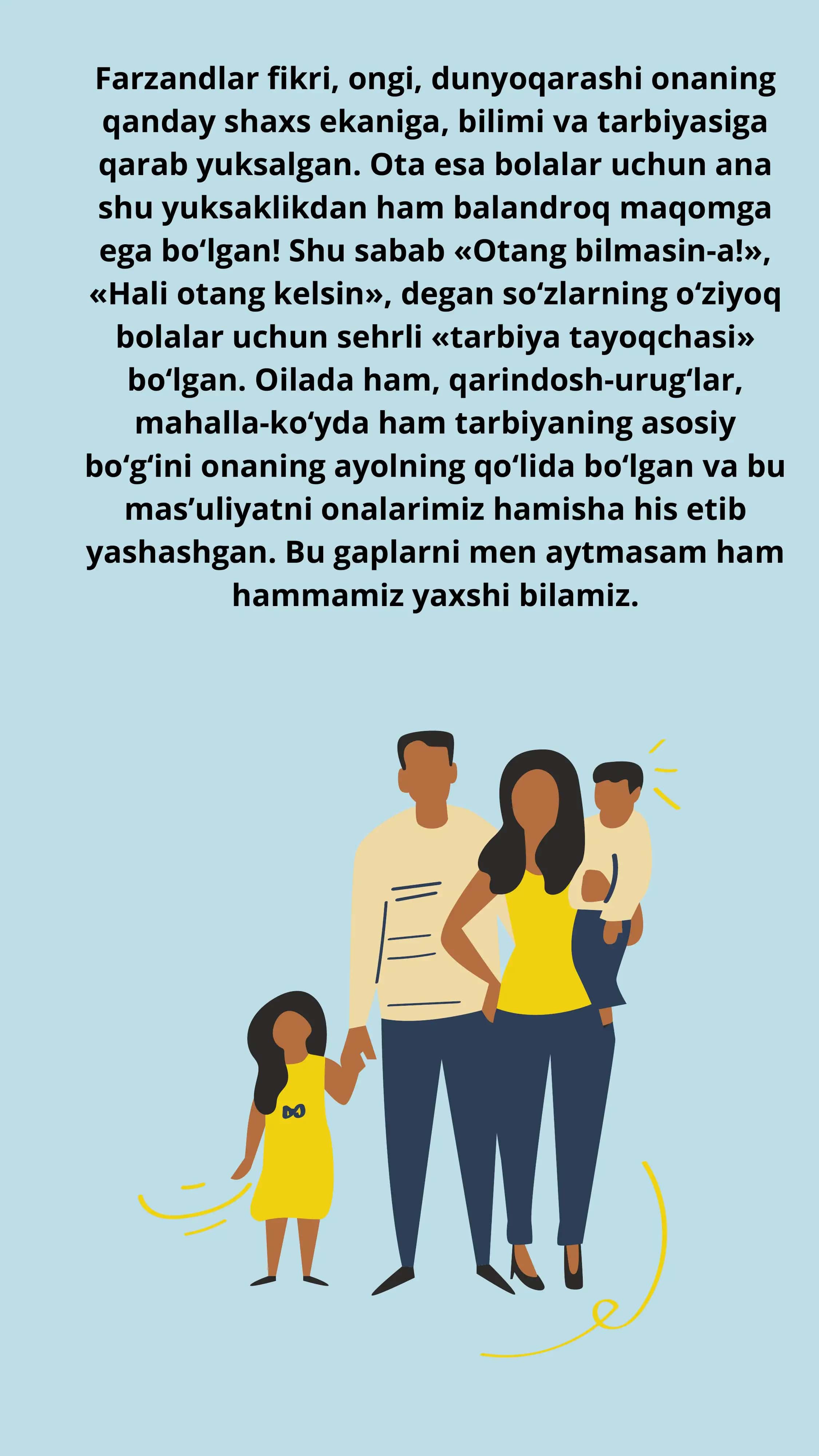 O'zbekona tarbiya 3