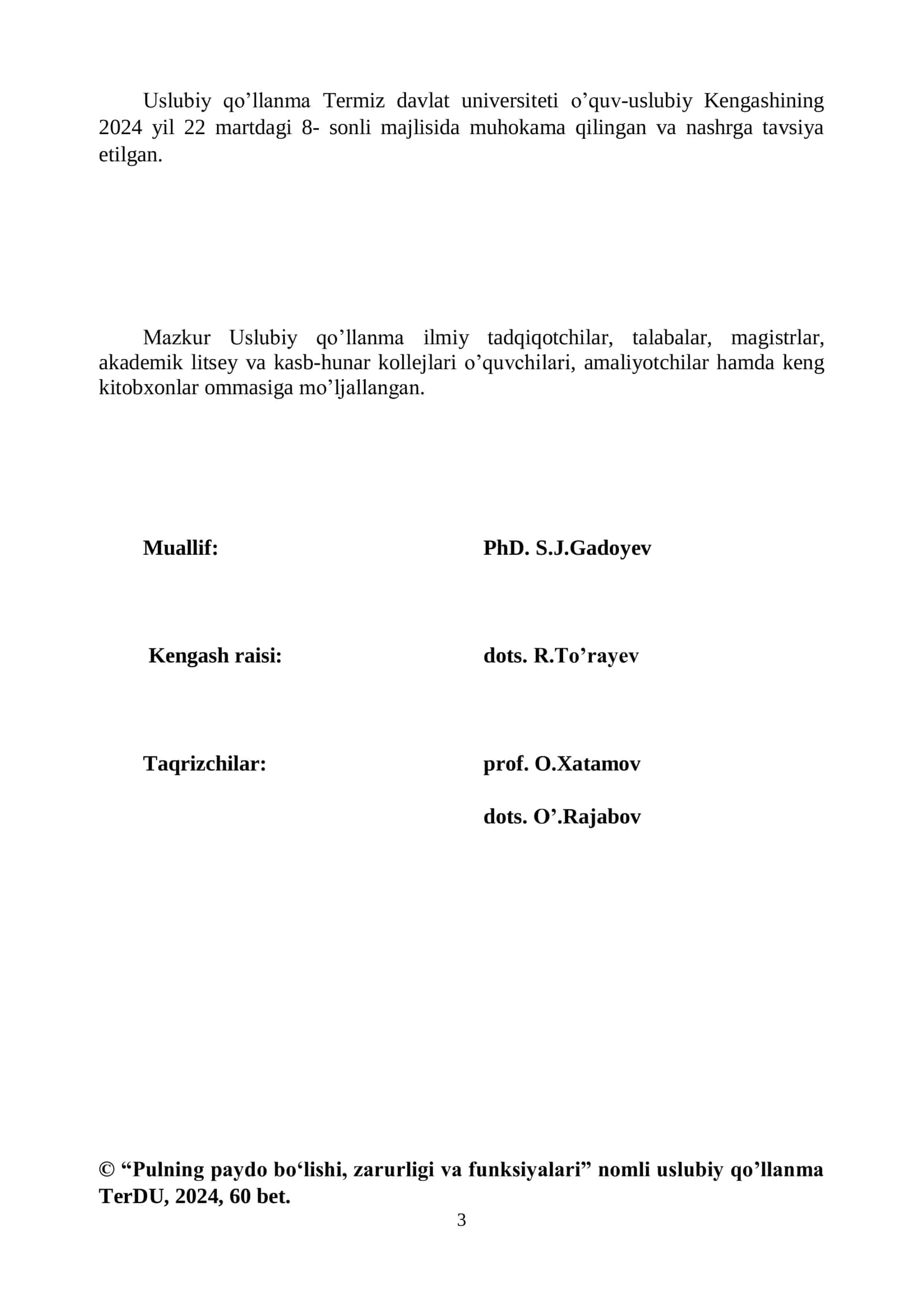 PUL EVOLUTSIYASI 3