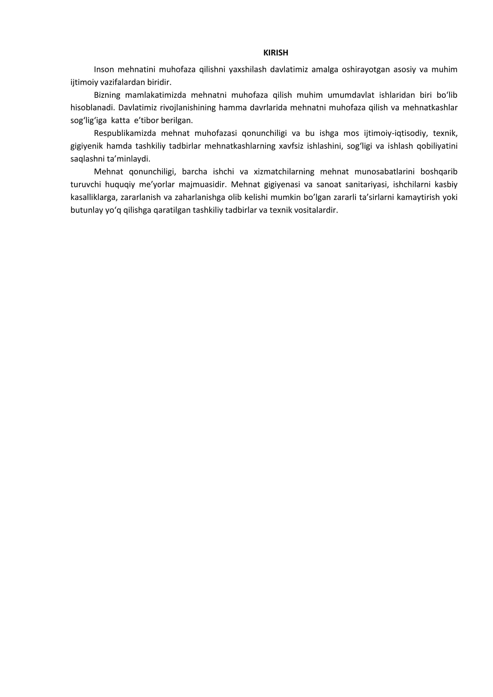 Hayot Faoliyati Xavfsizligi 3