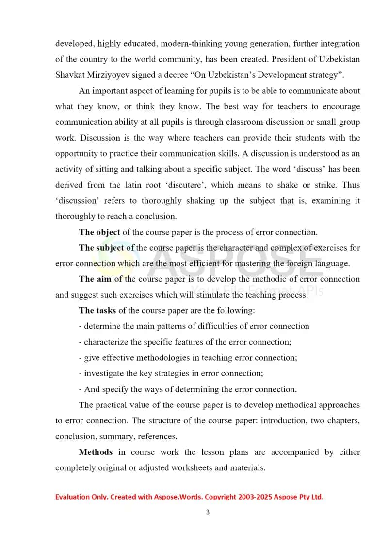 MISTAKES AND ERROR CORRECTION TYPES 3