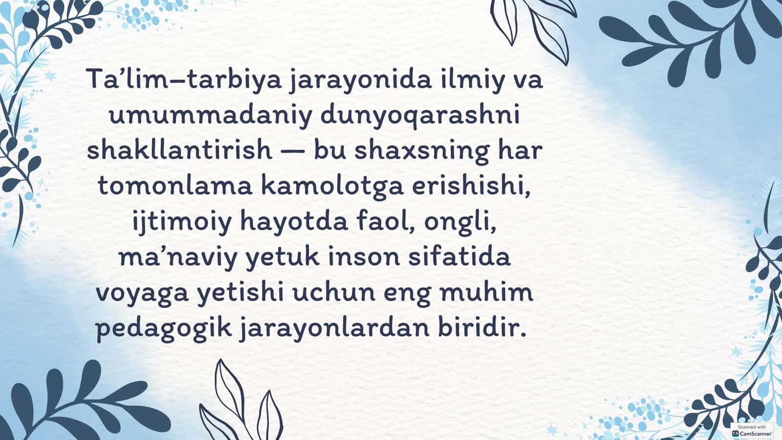 TALIM TARBIYA 3
