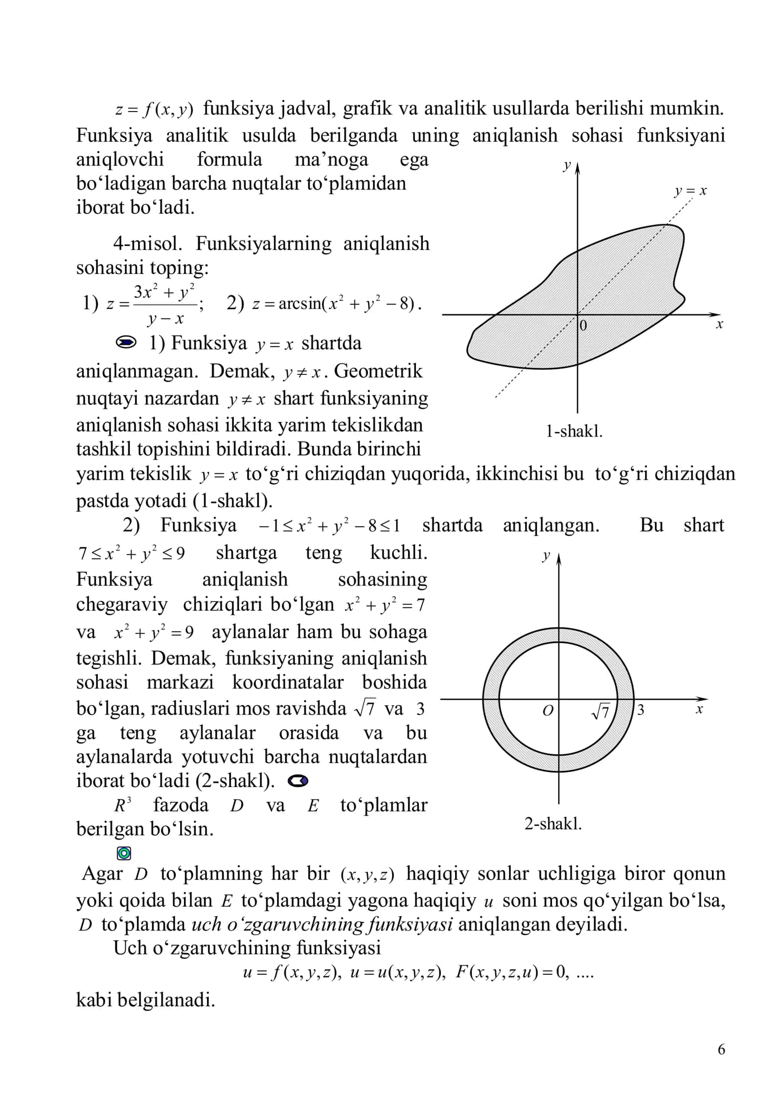 BIR NECHA O‘ZGARUVCHI FUNKSIYALARINING DIFFERENSIAL HISOBI 3