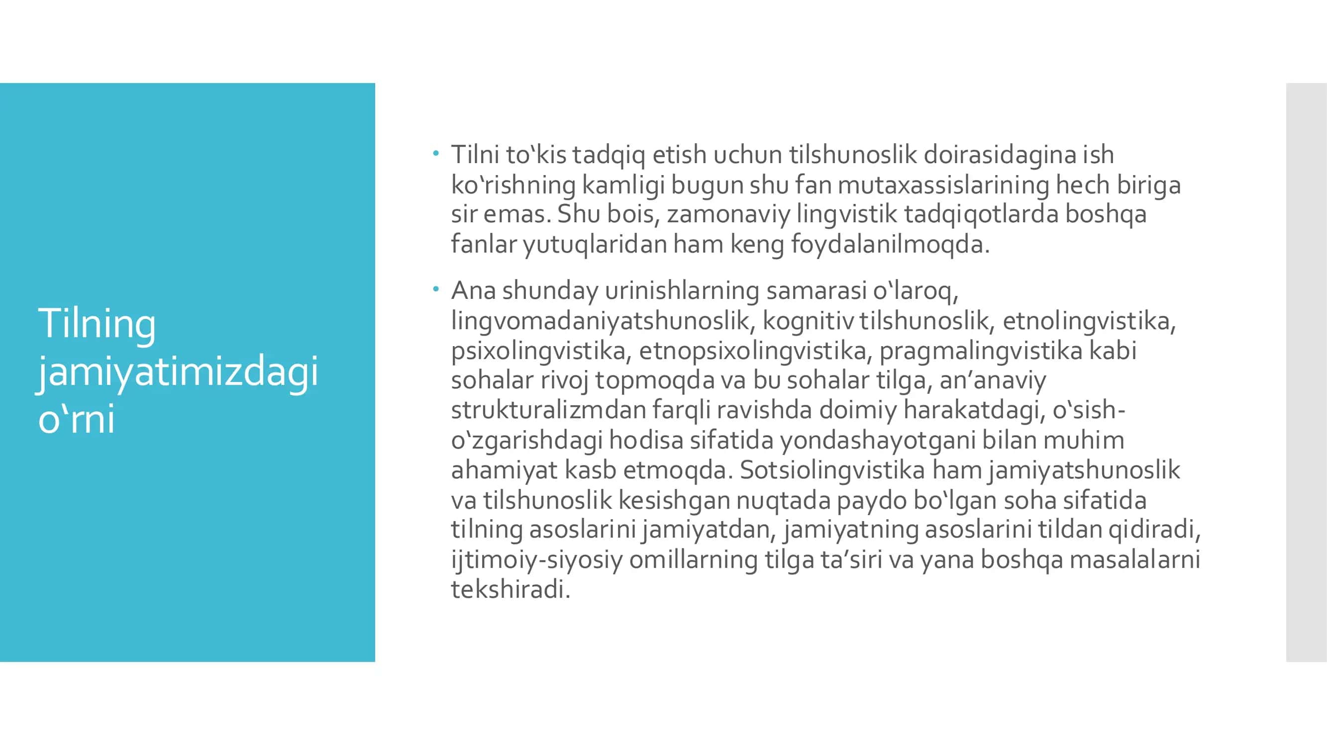 Til va axloq 3