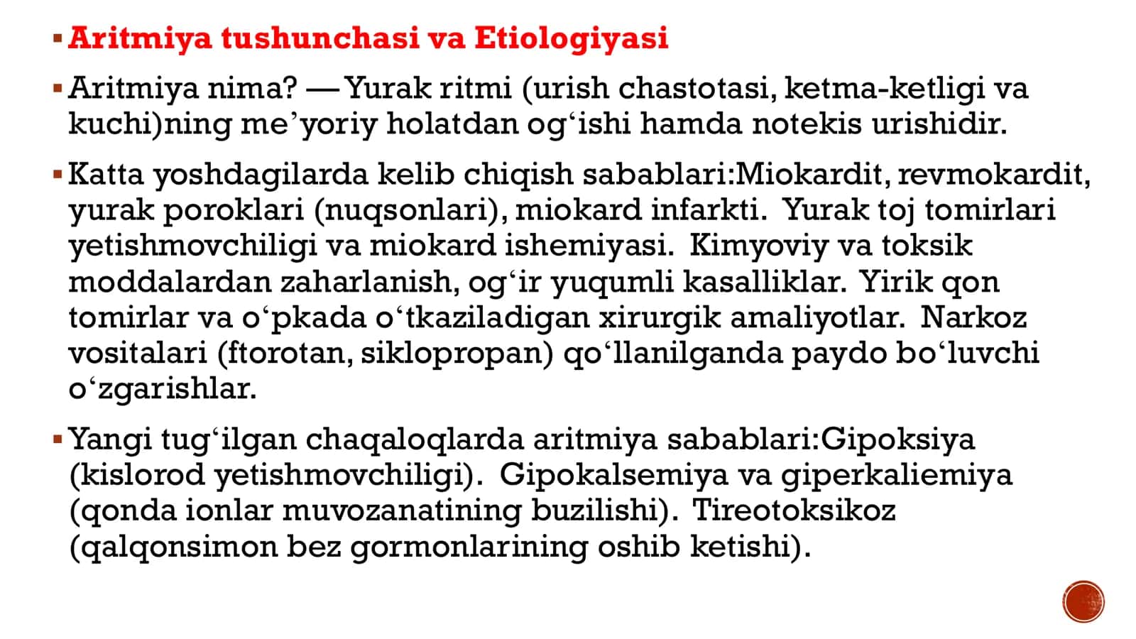 ANTIARITMIK VOSITALAR 3
