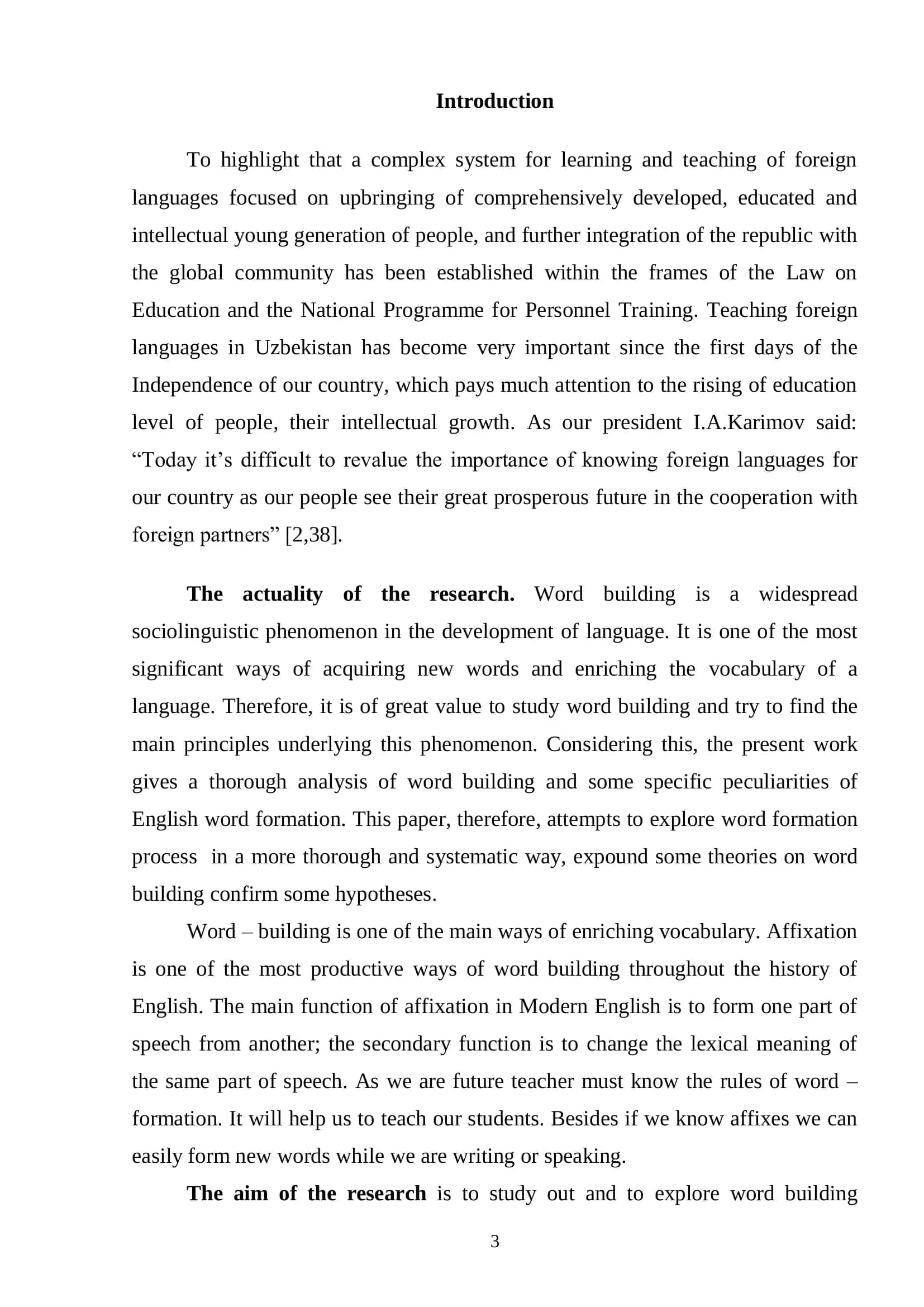 Distinctive features of word building process 3