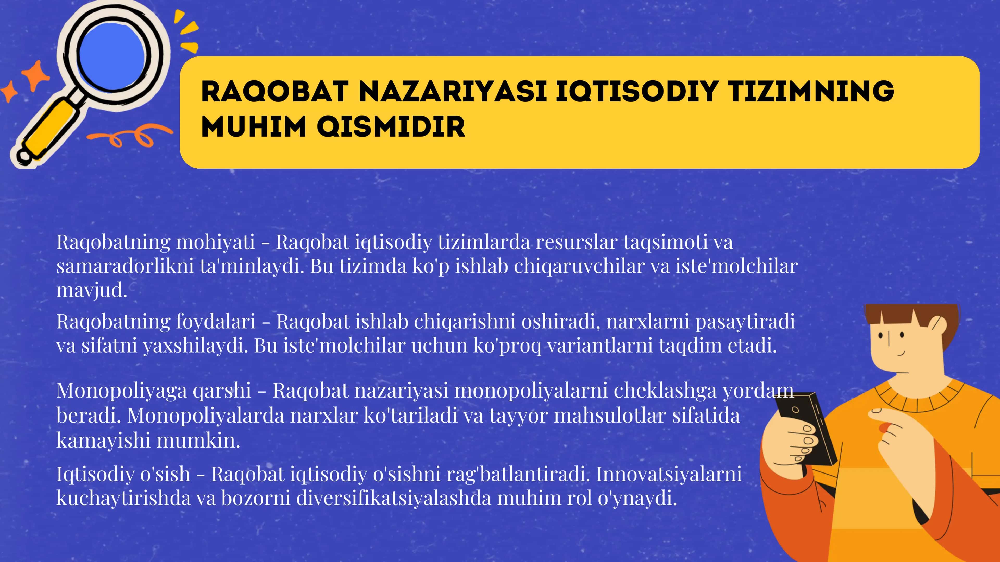 Raqobat nazariyasi. Taqdimot 3