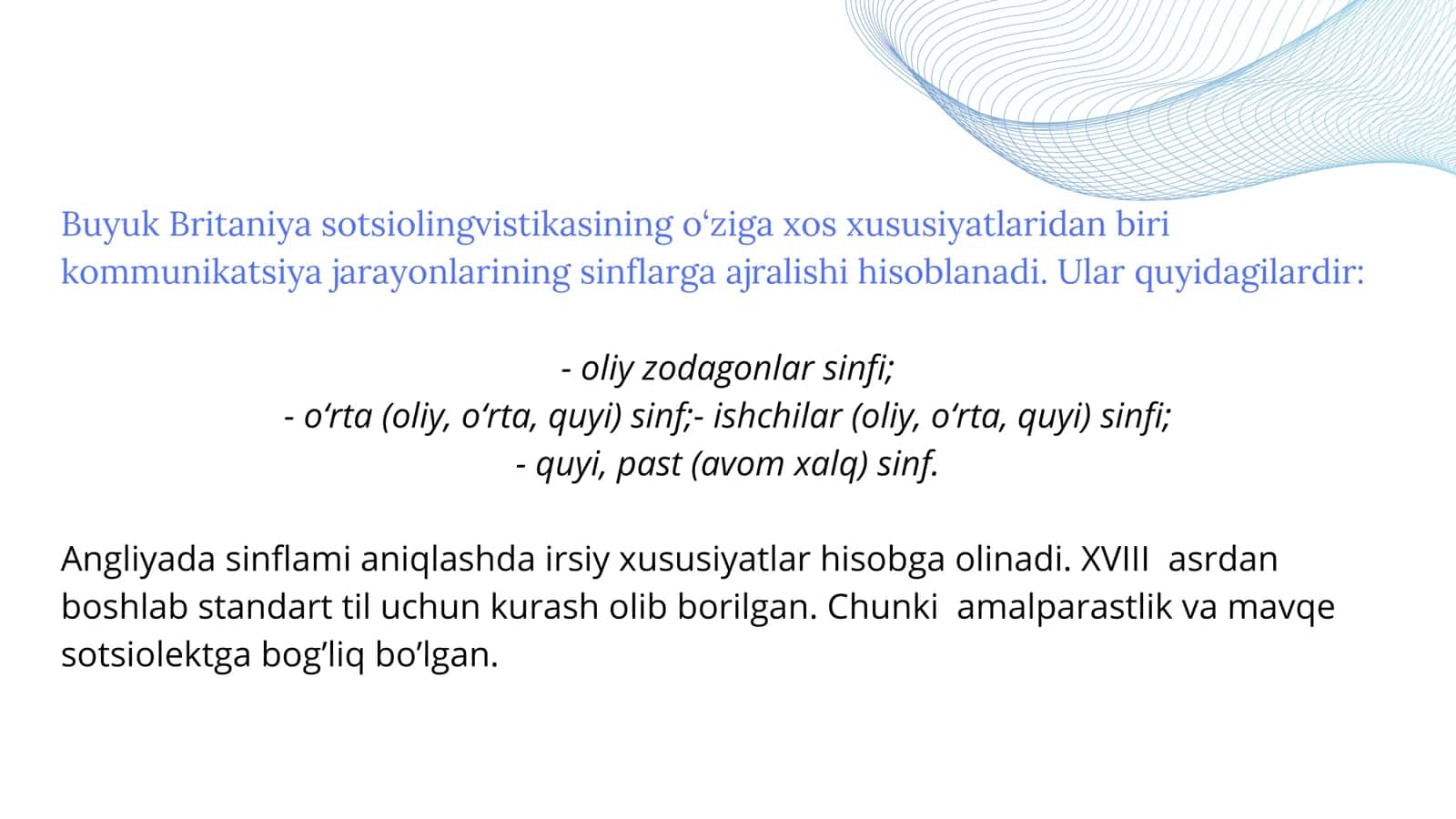 ANGLIYADA LISONIY VAZIYAT 3