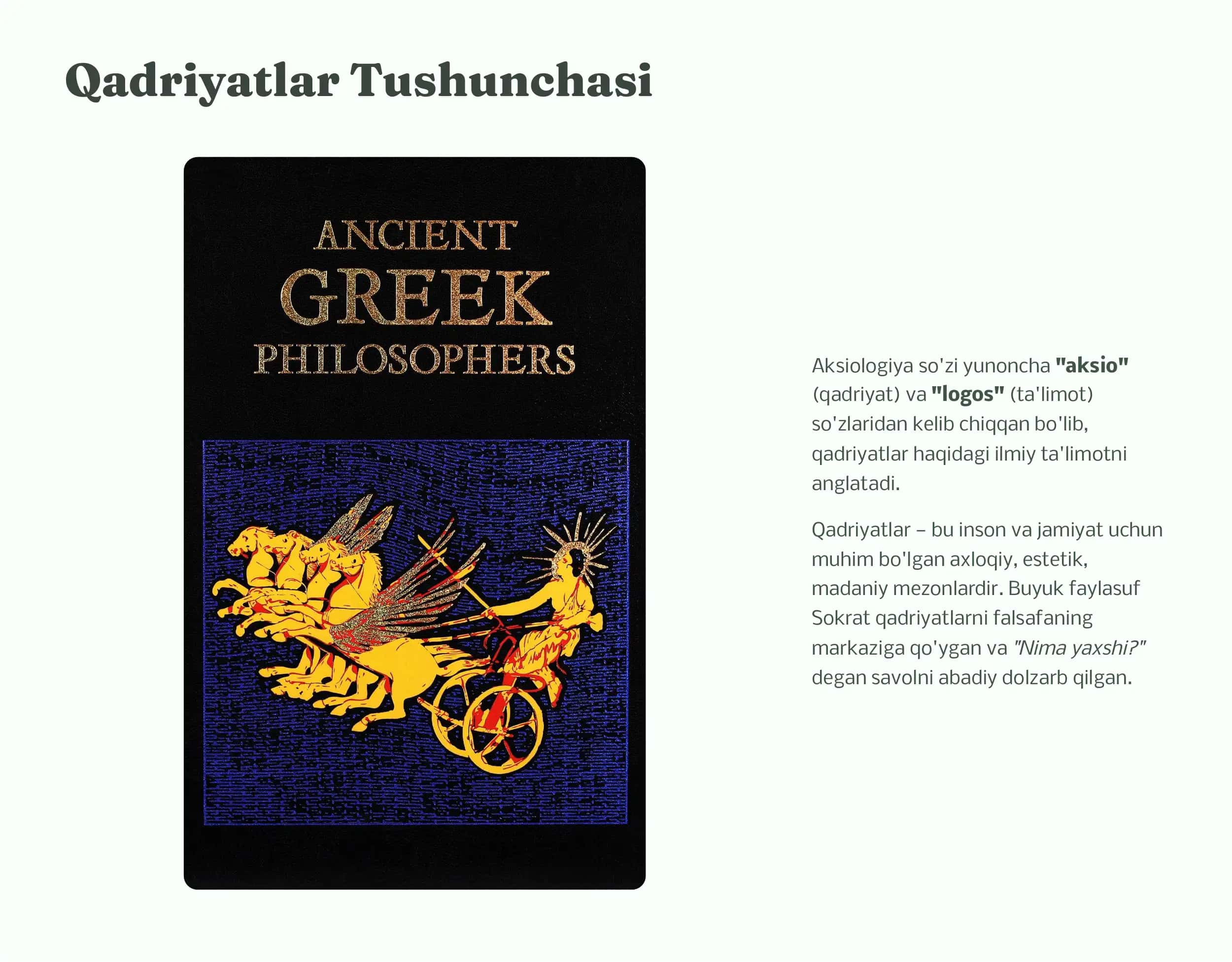 Qadriyatlar falsafasi (aksiologyia) 3