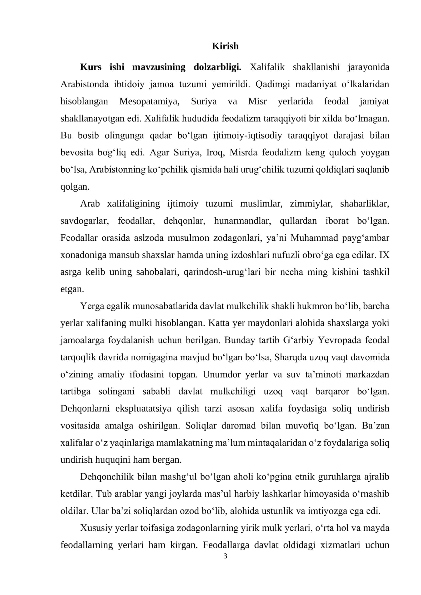 Arab xalifaligi davrida davlat boshqaruvi 3
