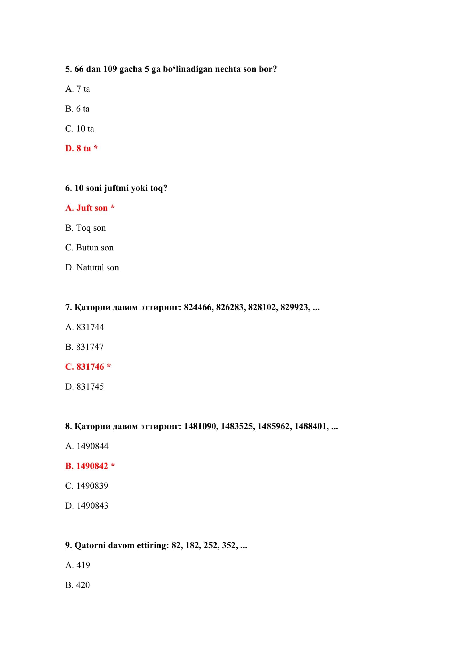 BOJXONA PSIXOLOGIK TEST 200 TA 3