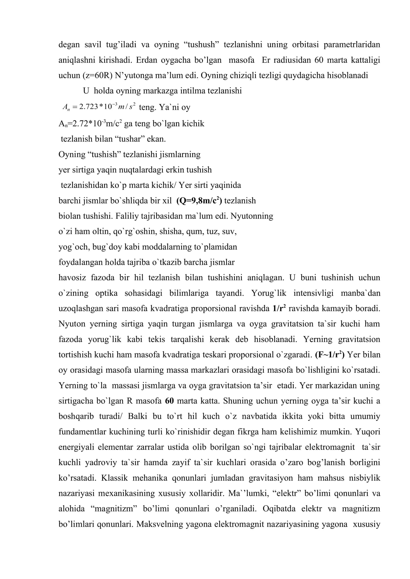 Tabiatda fundamental kuchlar 3