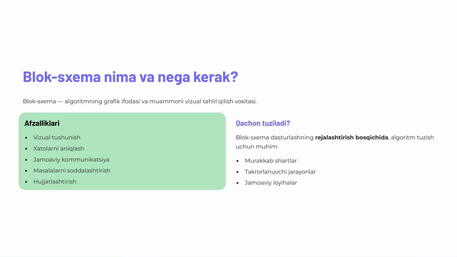 Algoritm tushunchasi 3