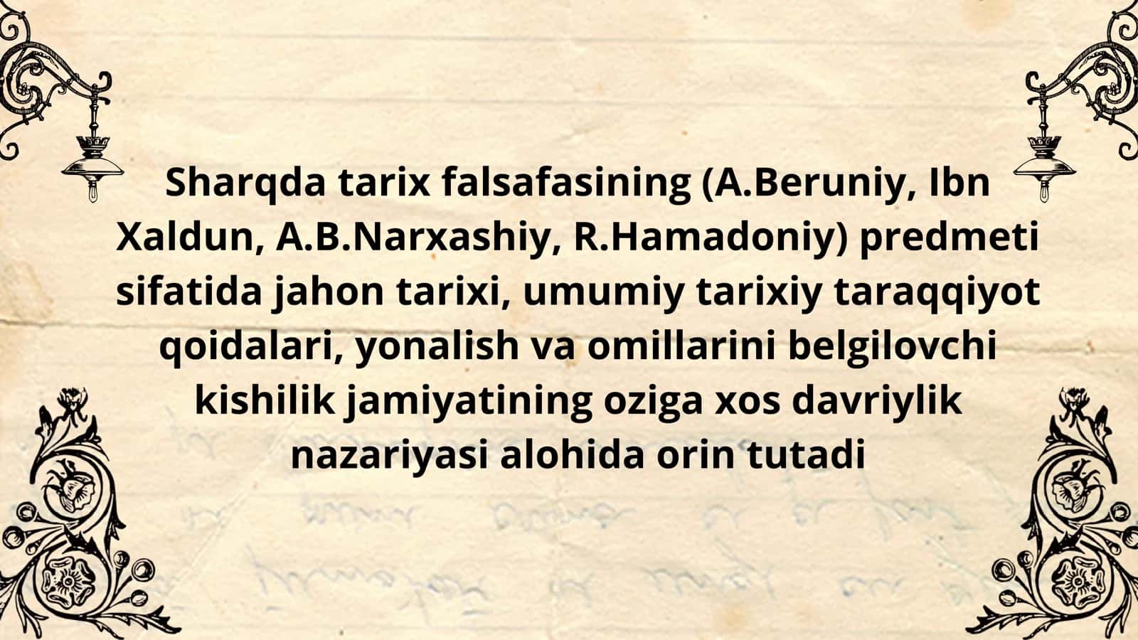 Tarix falsafasi 3