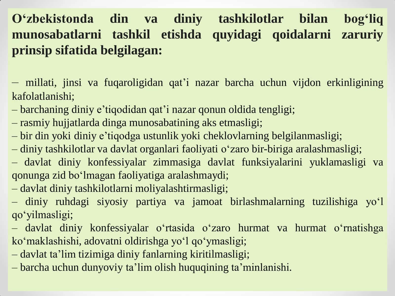 Dunyoviy va diniy bilimlar 3