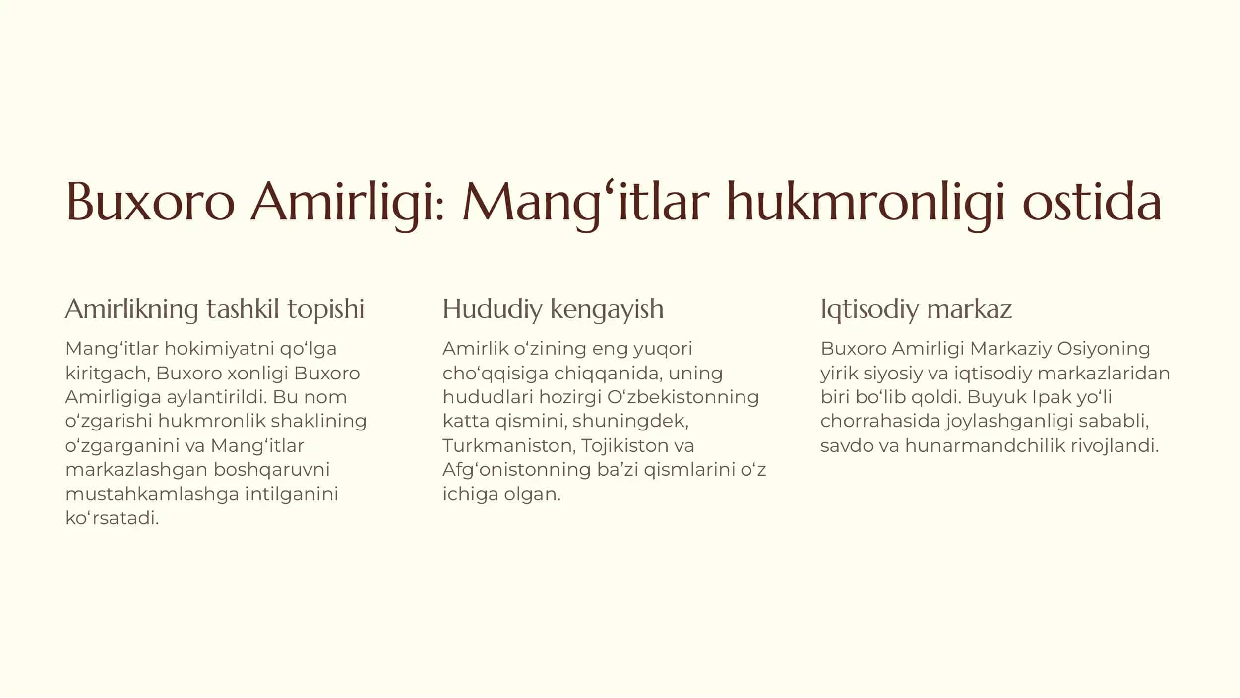 Mang'itlar Boshqaruvi 3