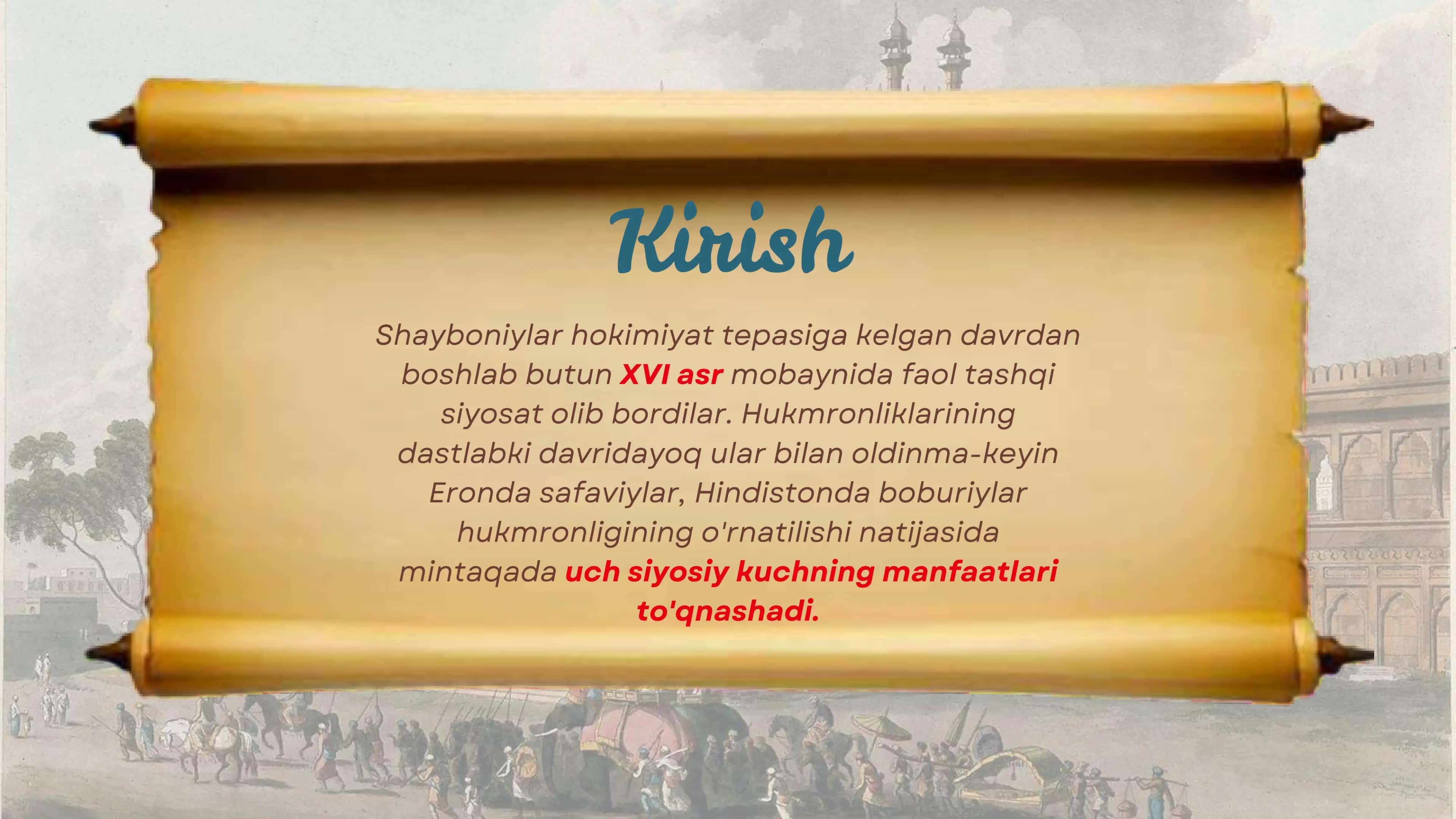 SHAYBONIYLAR SULOLASI 3