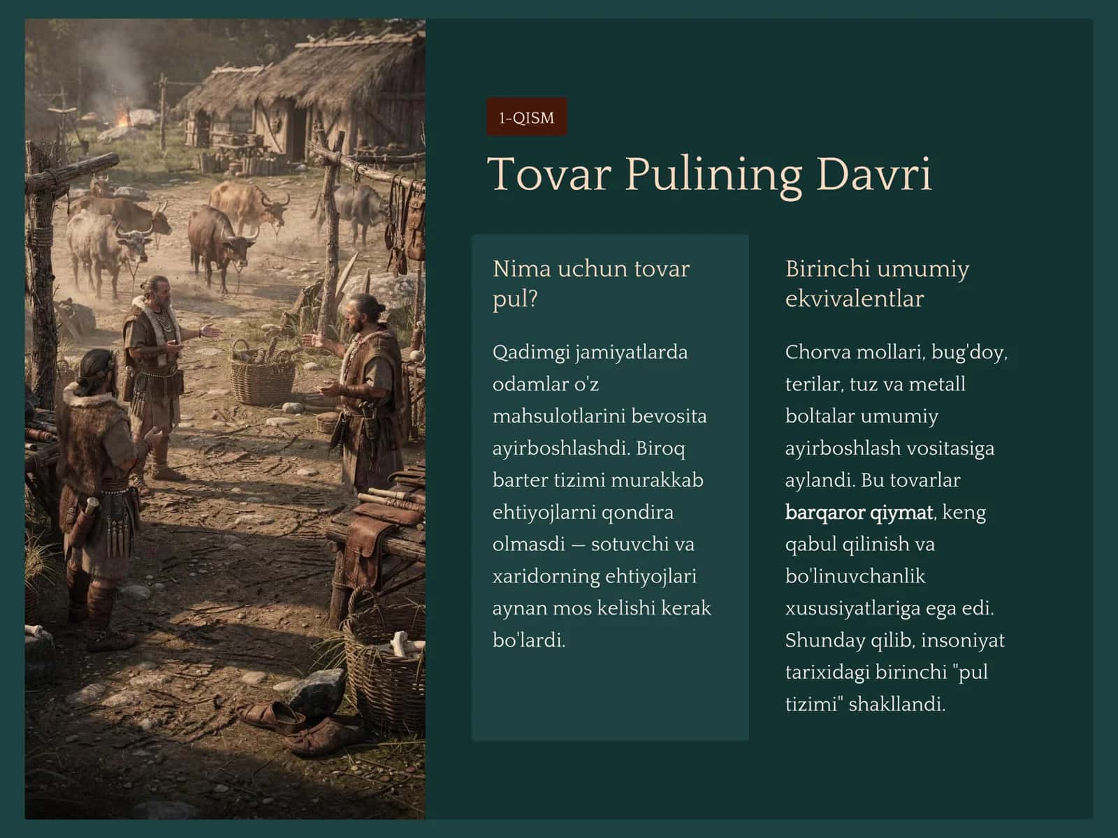 Pul Shakllari va Turlarining Evolyutsiyasi: Tarixiy Sayohat 3