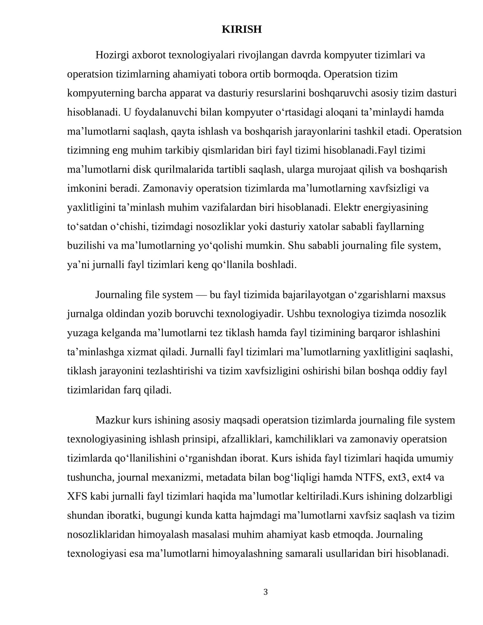 Operatsion tizimlarda journaling file system 3