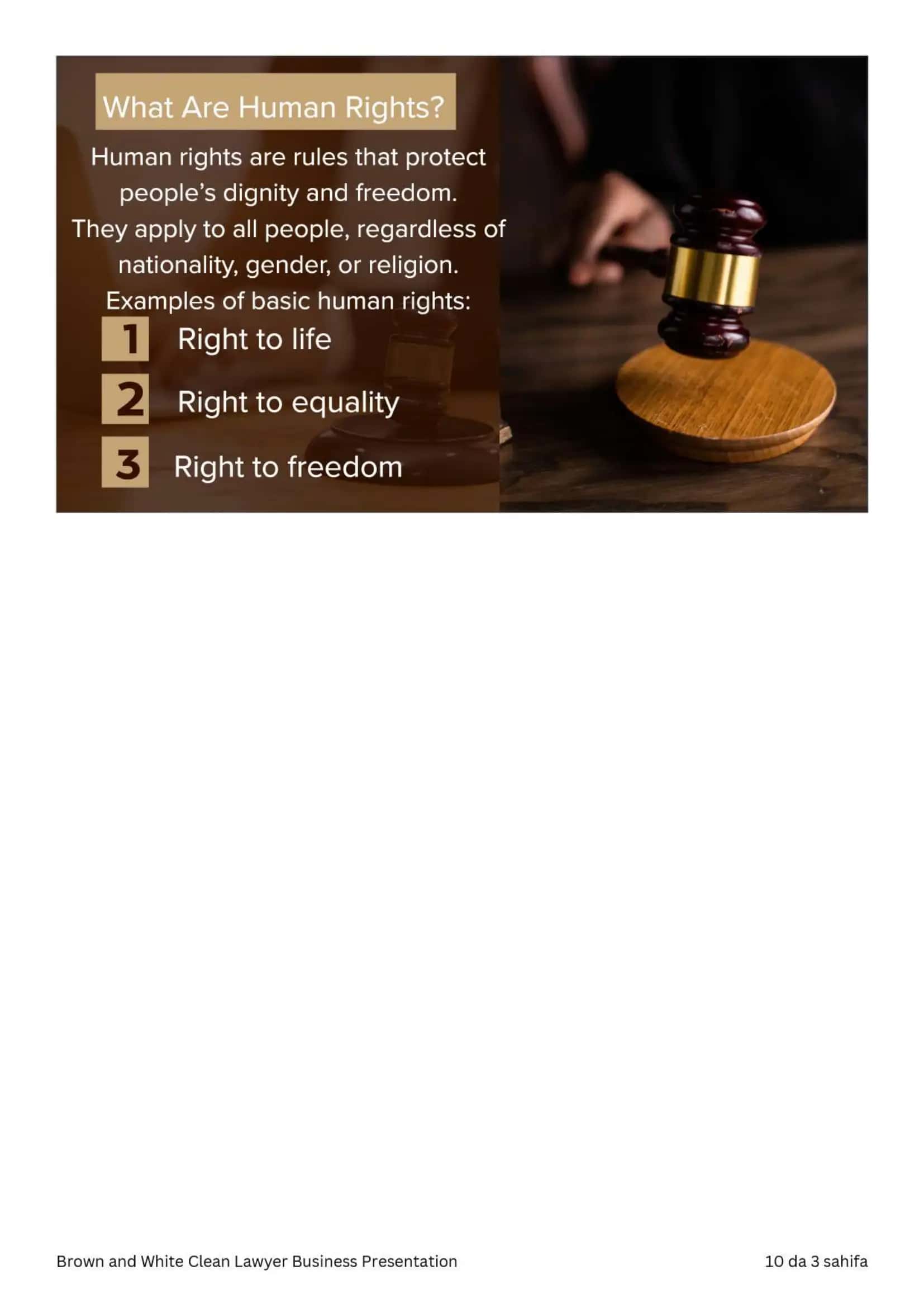 Human Rights in everyday life 3