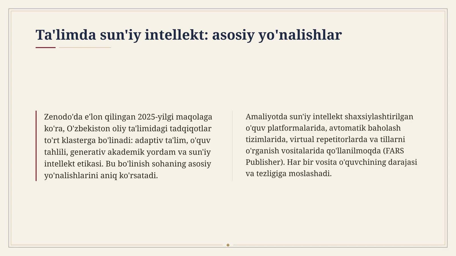 Sun'iy intellektning ta'limdagi o'rni 3