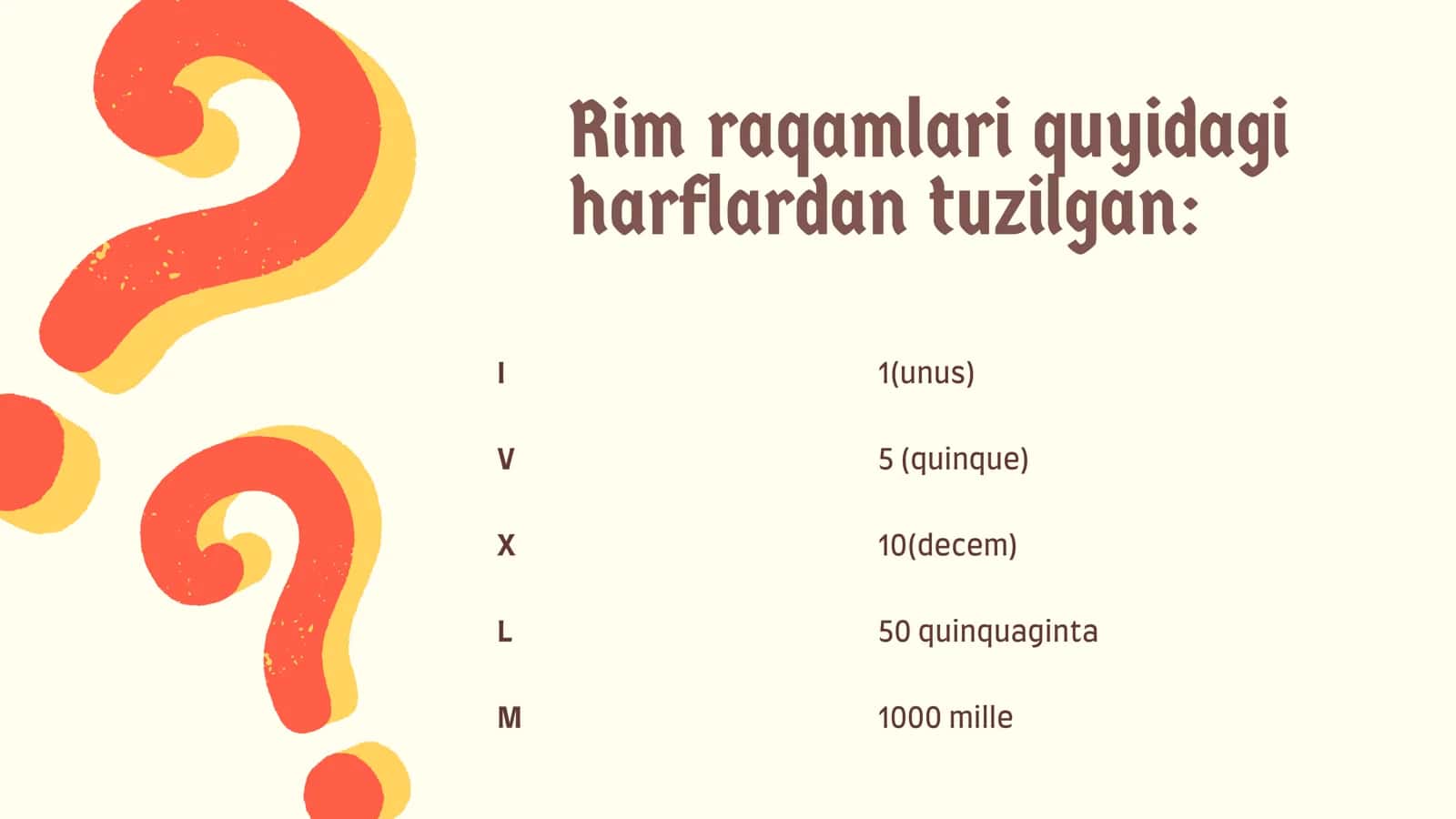 Rim raqamlari 3