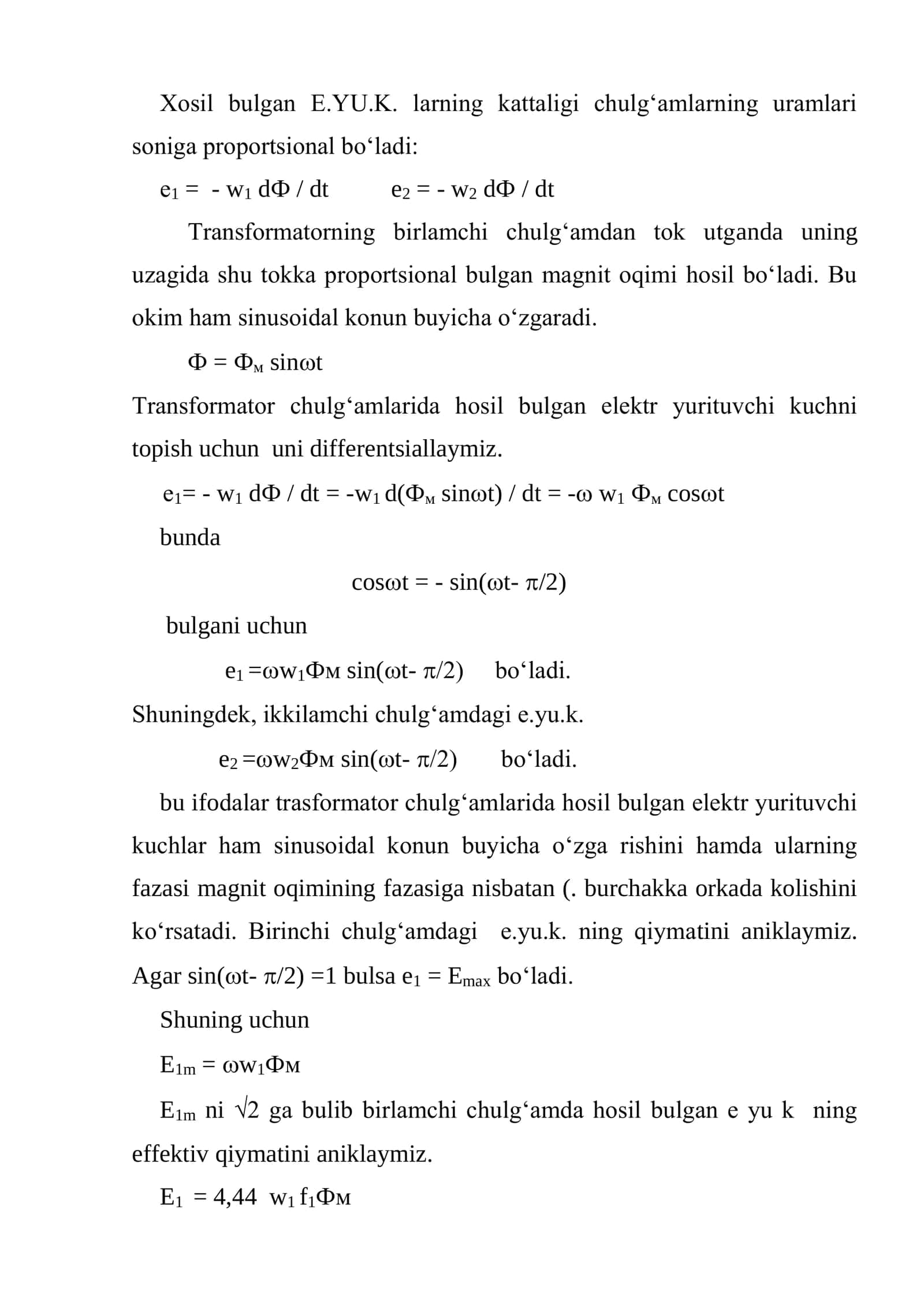 Transformatorlarning magnit tizimlari 3