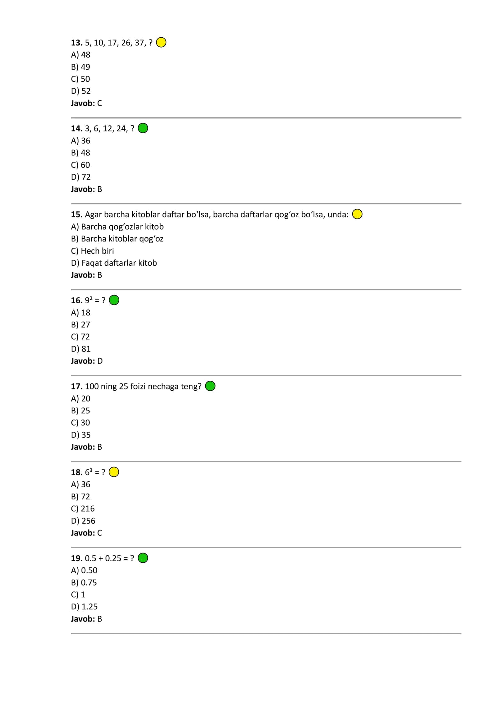 Argos test javoblari bazasi 1-qism 2026-yil yangi 3