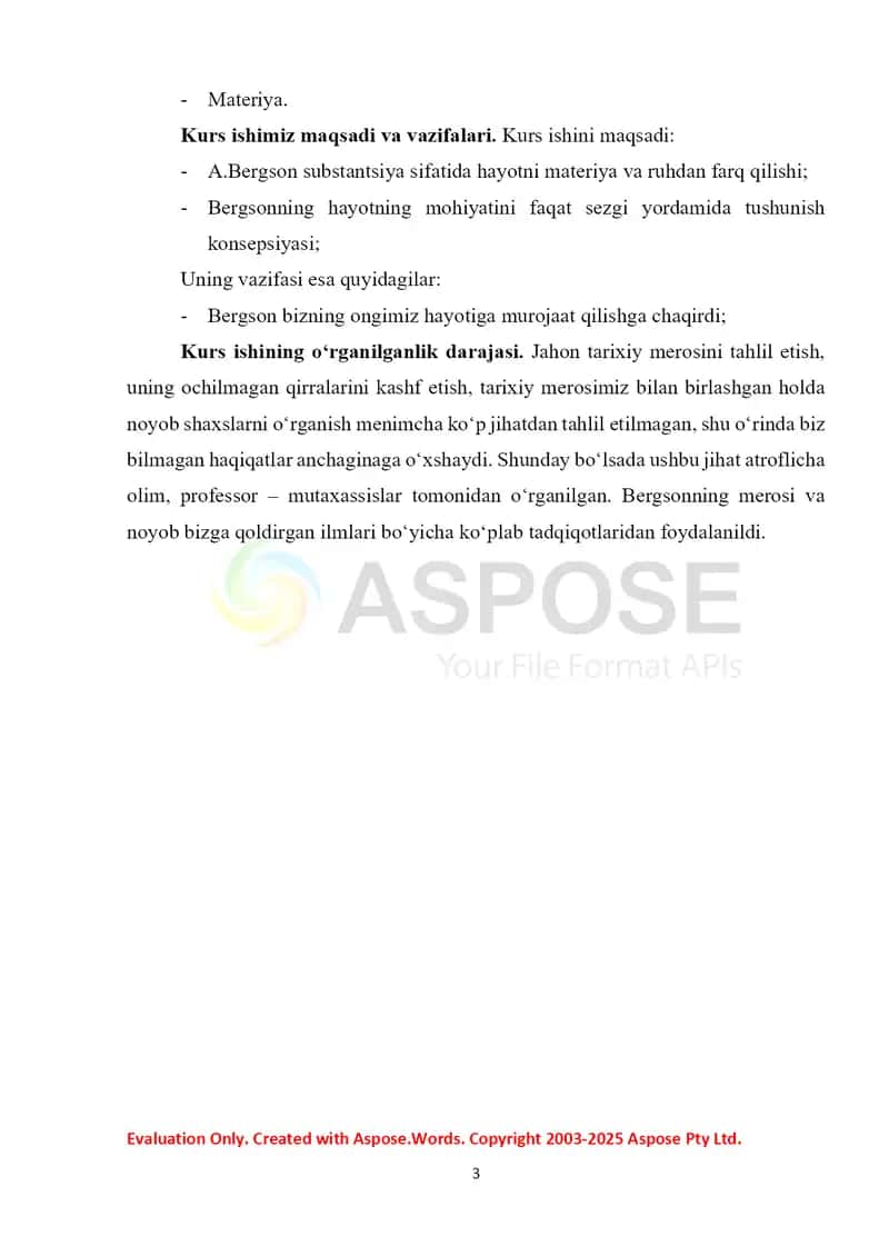 Anri Bergson intuitsiya haqida 3