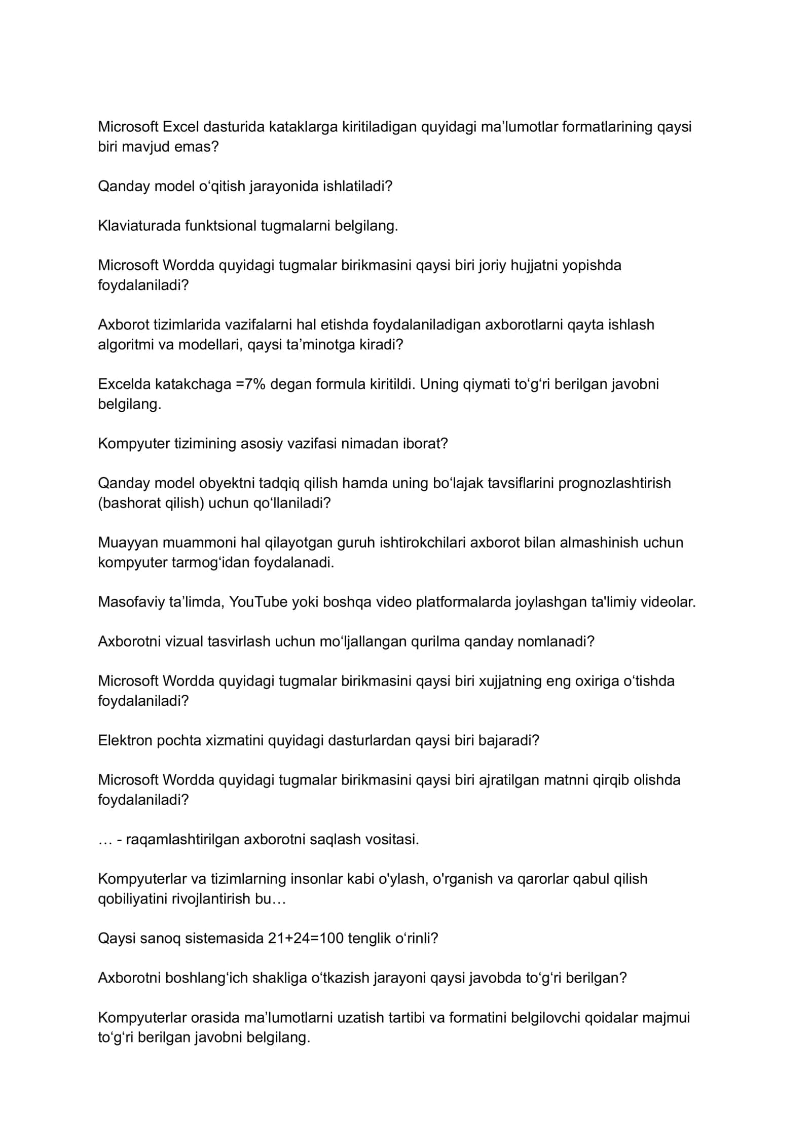 Internetni birinchi va keng tarqalgan xizmati 3