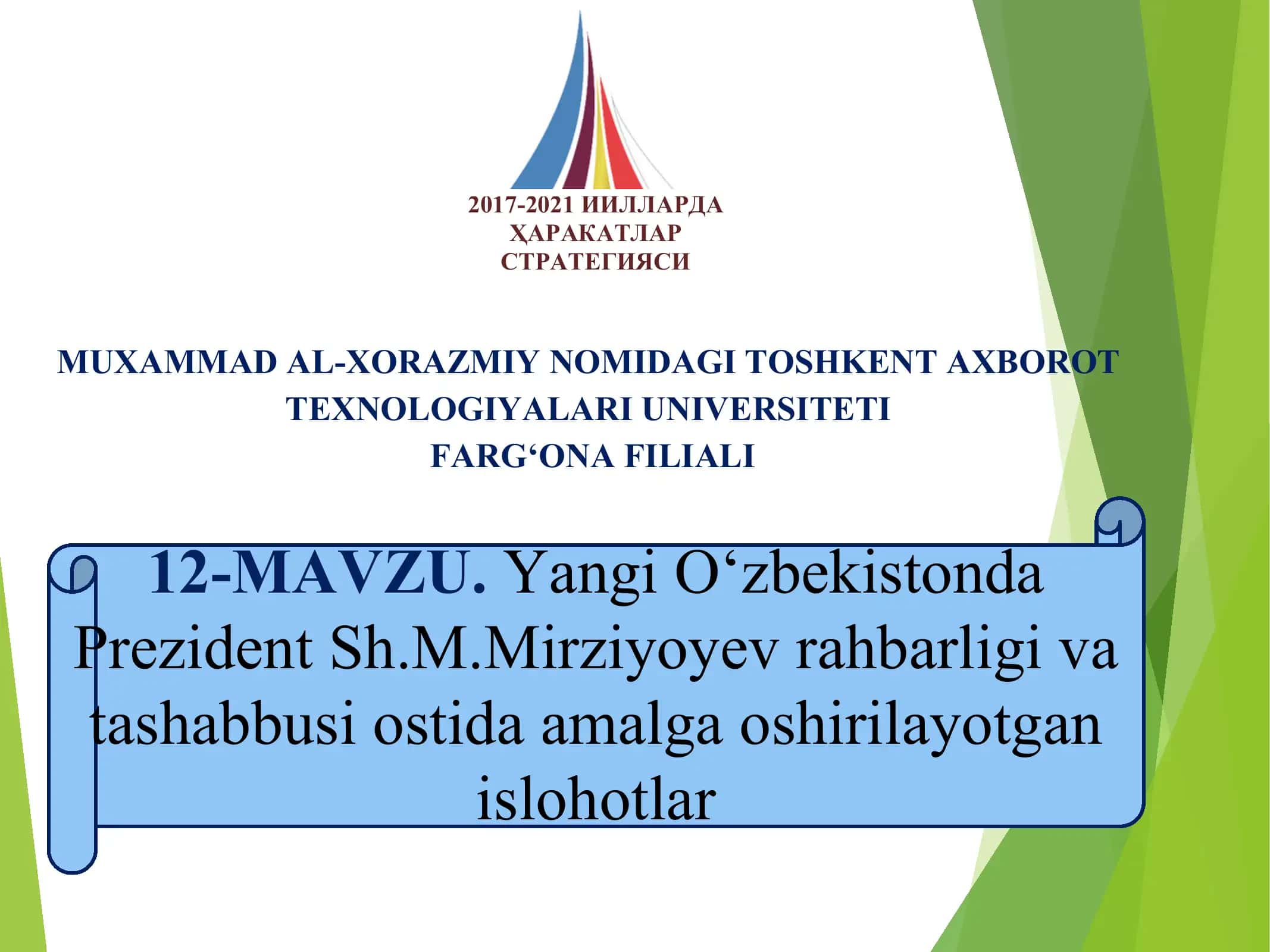 O`zbekistonning eng yangi tarixi 3