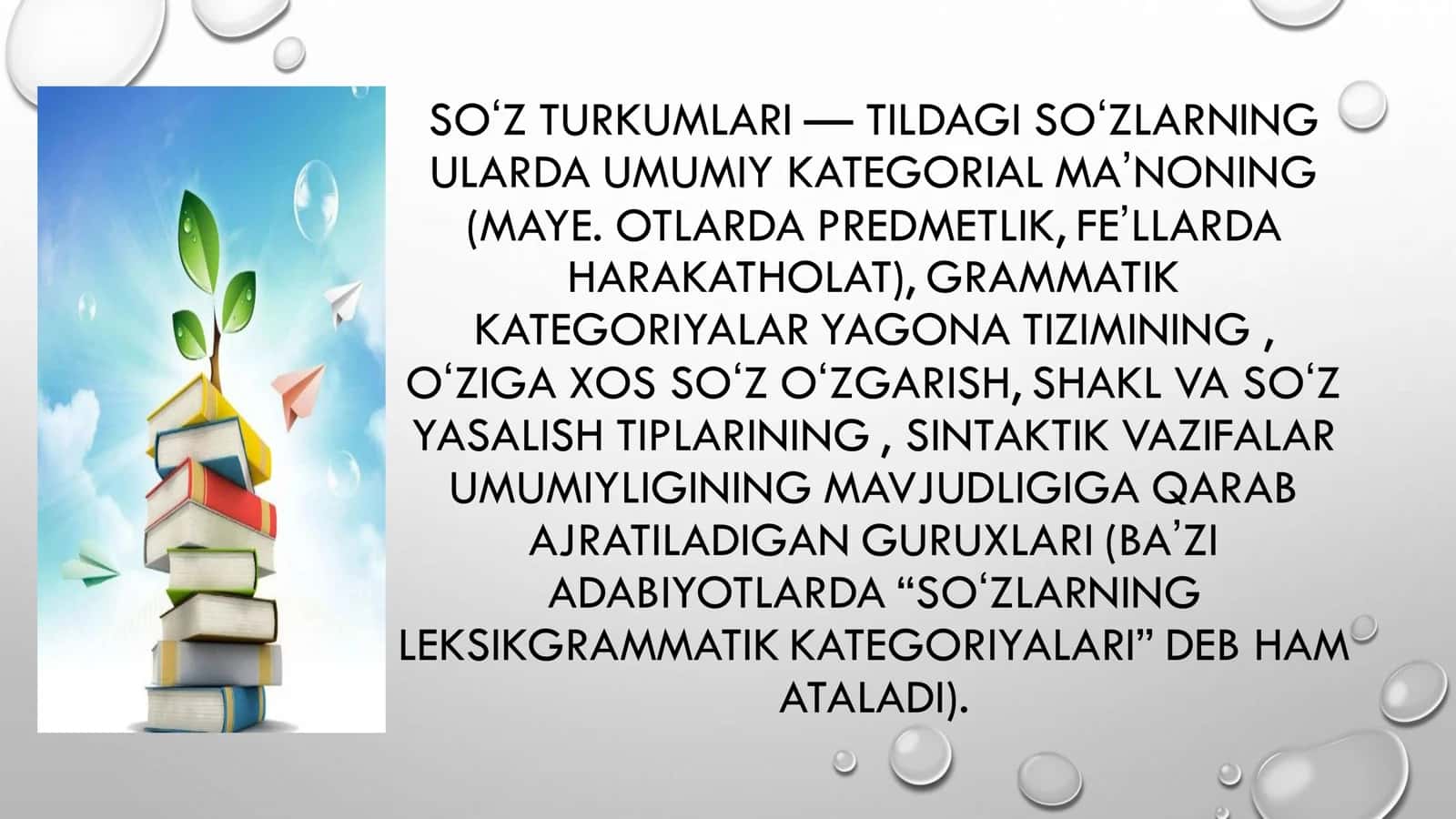 O’ZBEK TILIDA MUSTAQIL SO’Z TURKUMLARI. 3