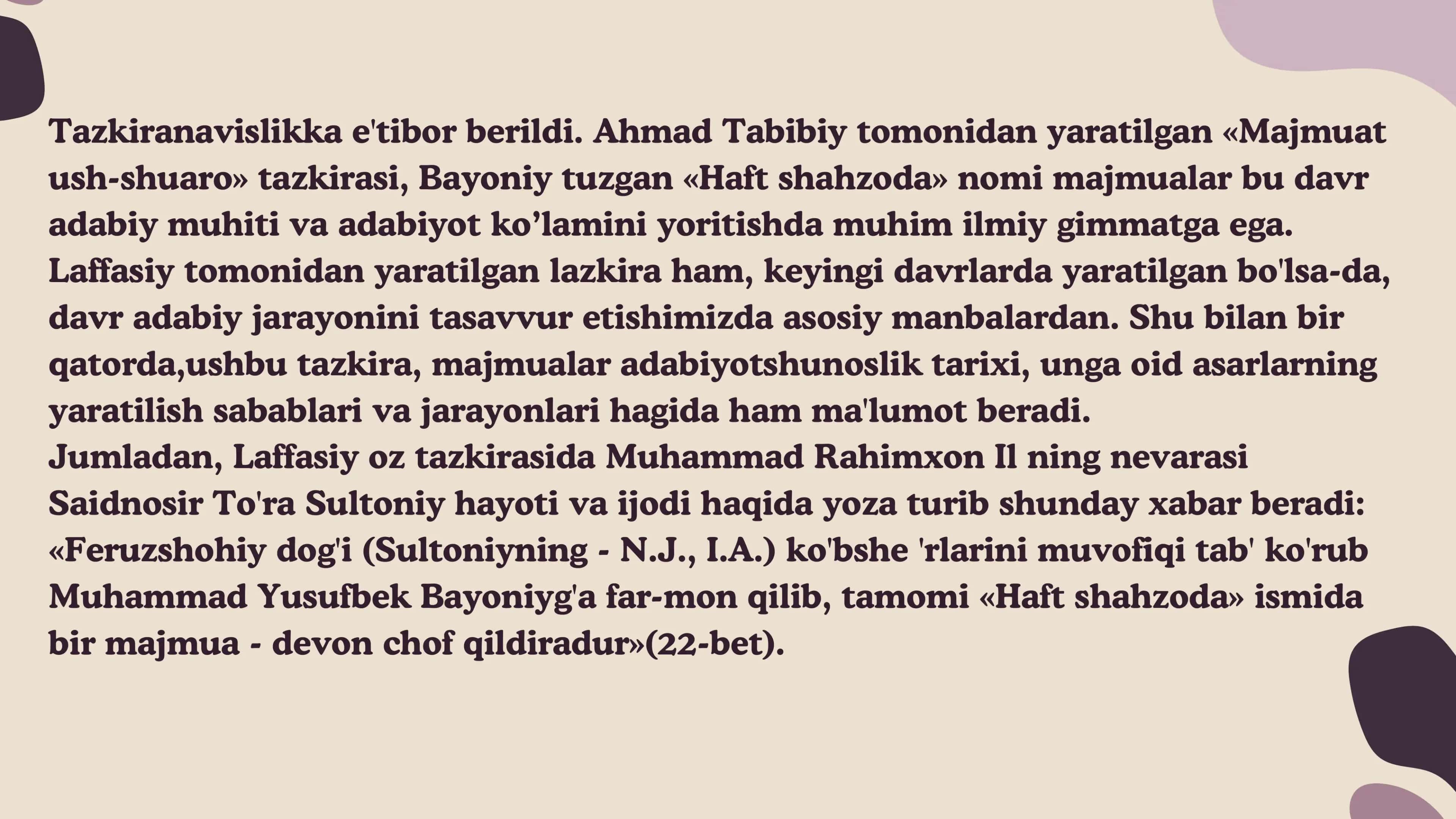 XIVA ADABIY MUHITI MANBALARI 3