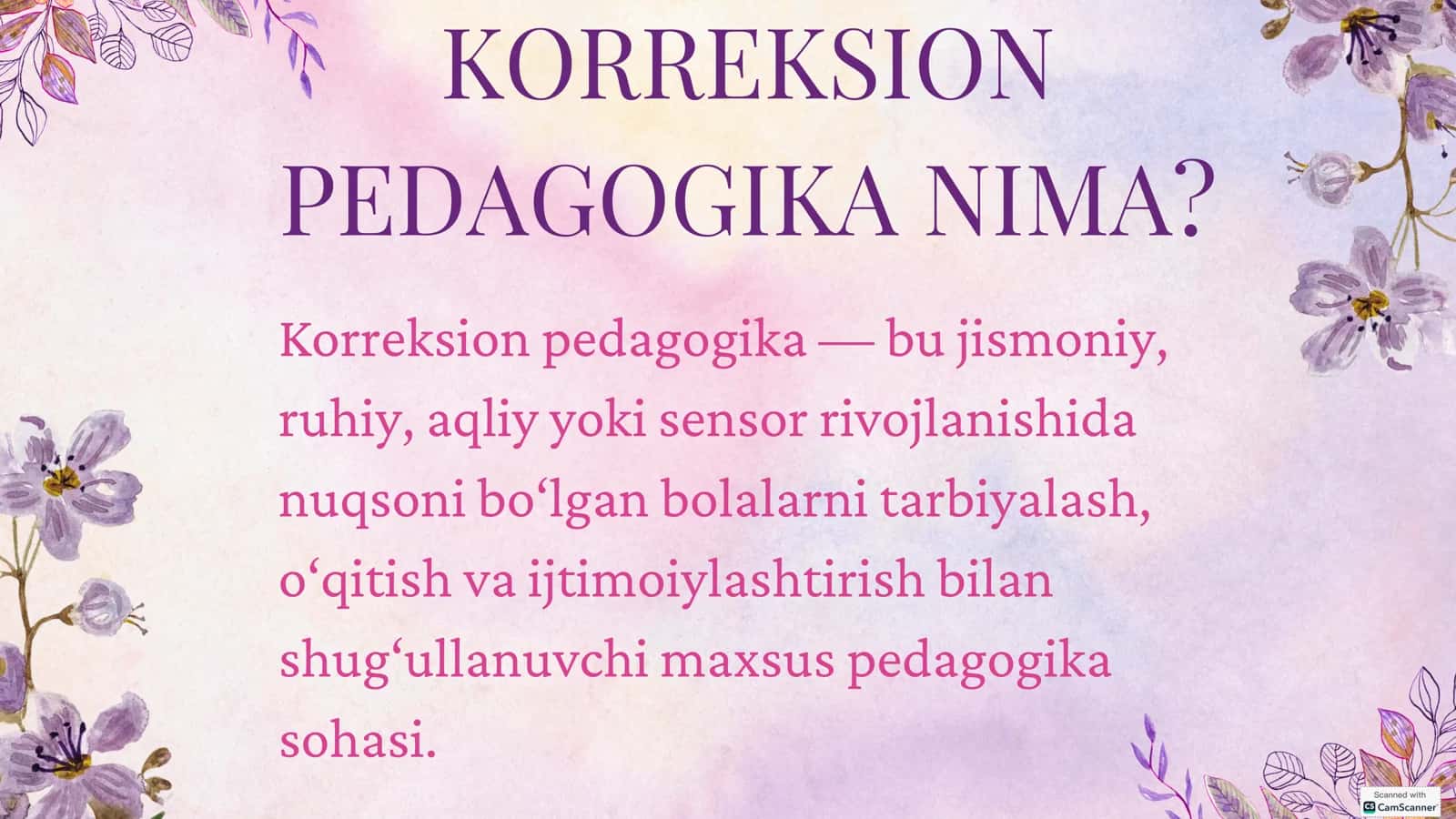 KORREKSION PEDAGOGIKA 3