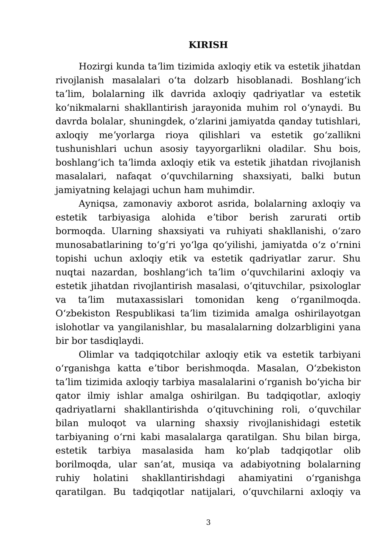 Boshlangʻich taʼlim oʻquvchilarini axloqiy etik va estetik jihatdan rivojlantirish 3