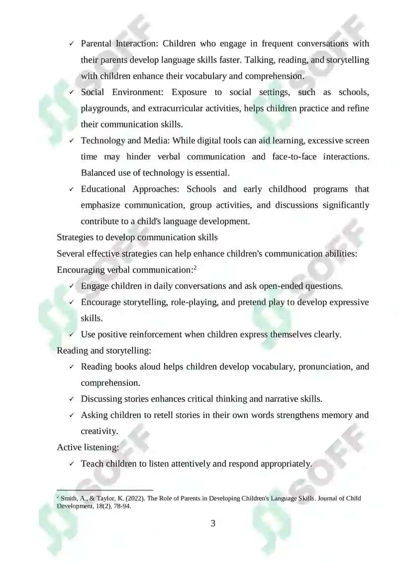 Developing Communication Skills of Children 3